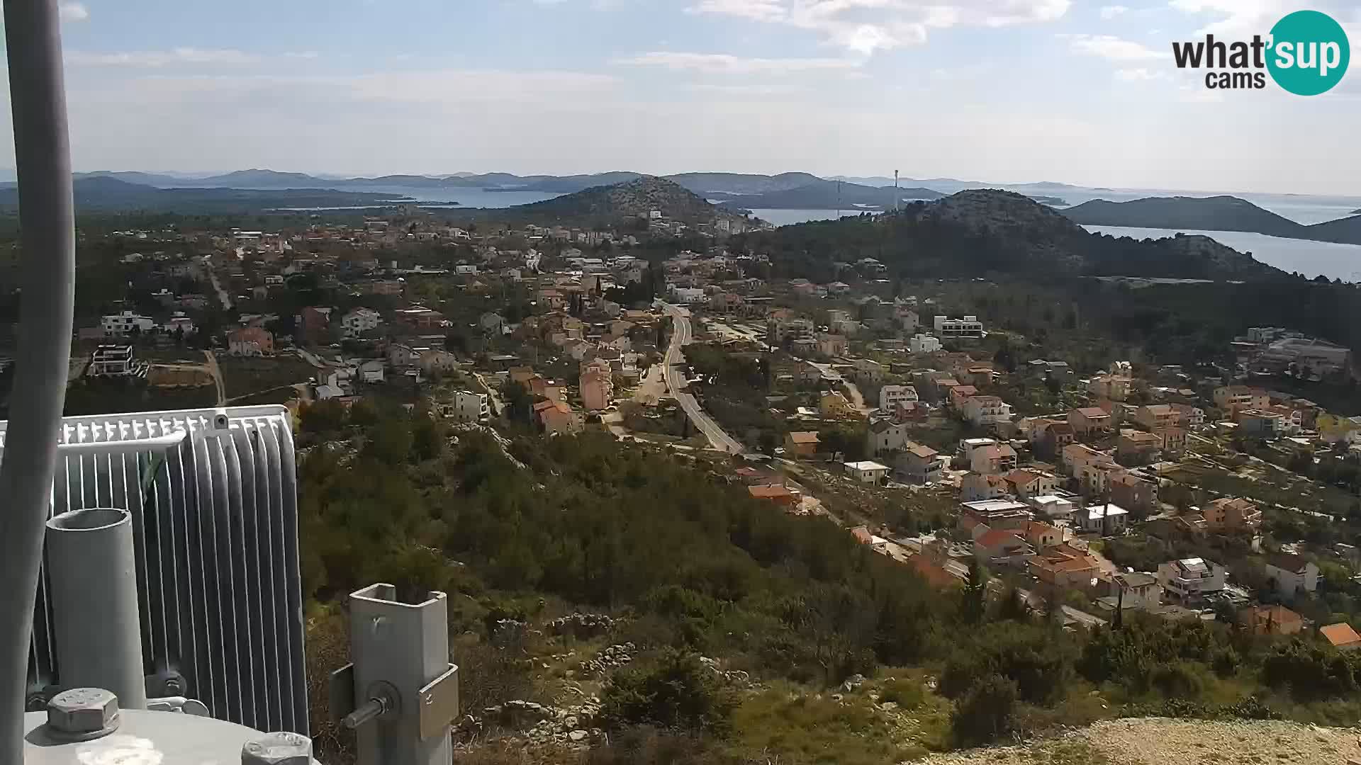 Spletna kamera Pakoštane – Drage – Kornati – Vransko Jezero