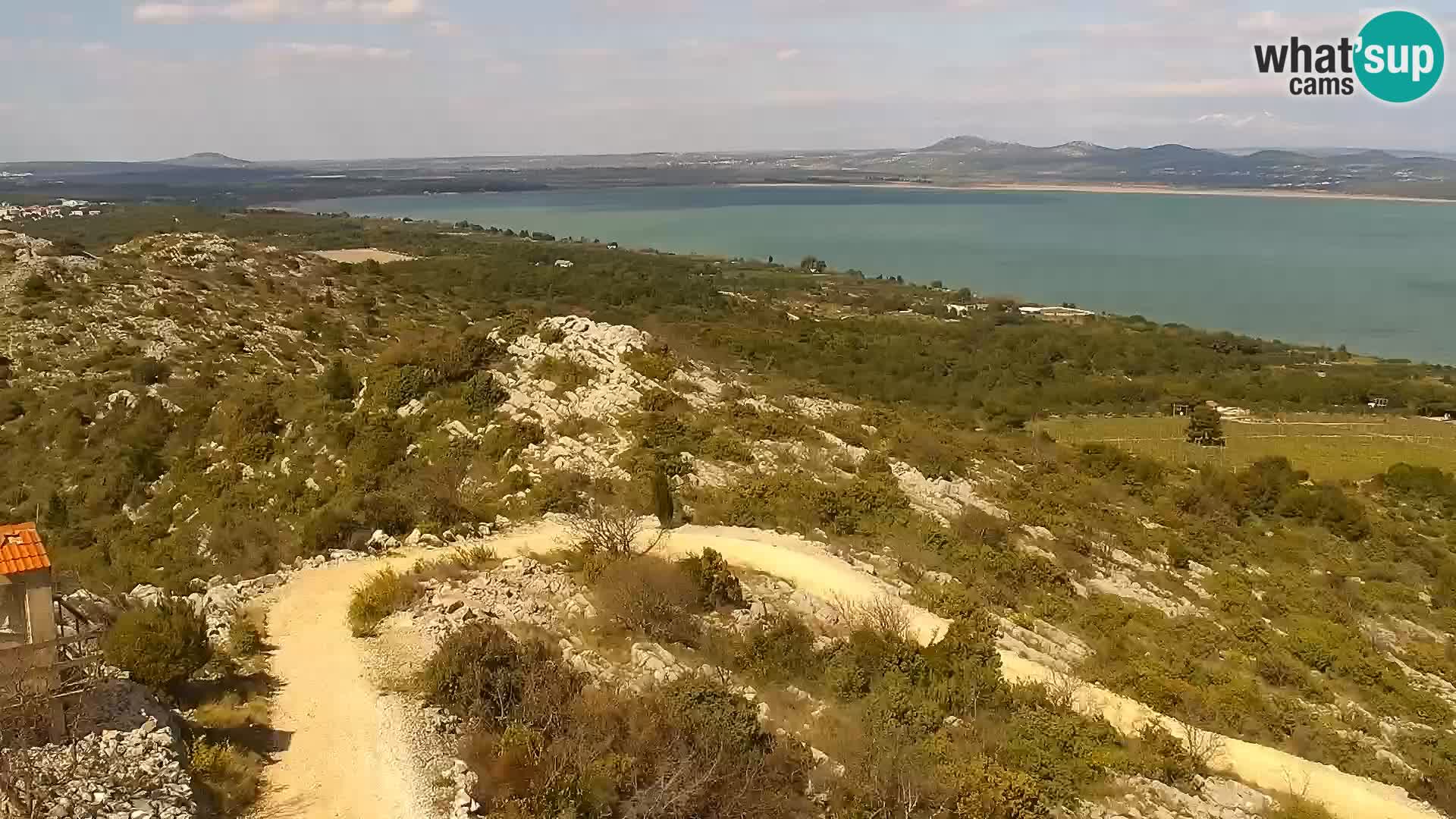 Spletna kamera Pakoštane – Drage – Kornati – Vransko Jezero