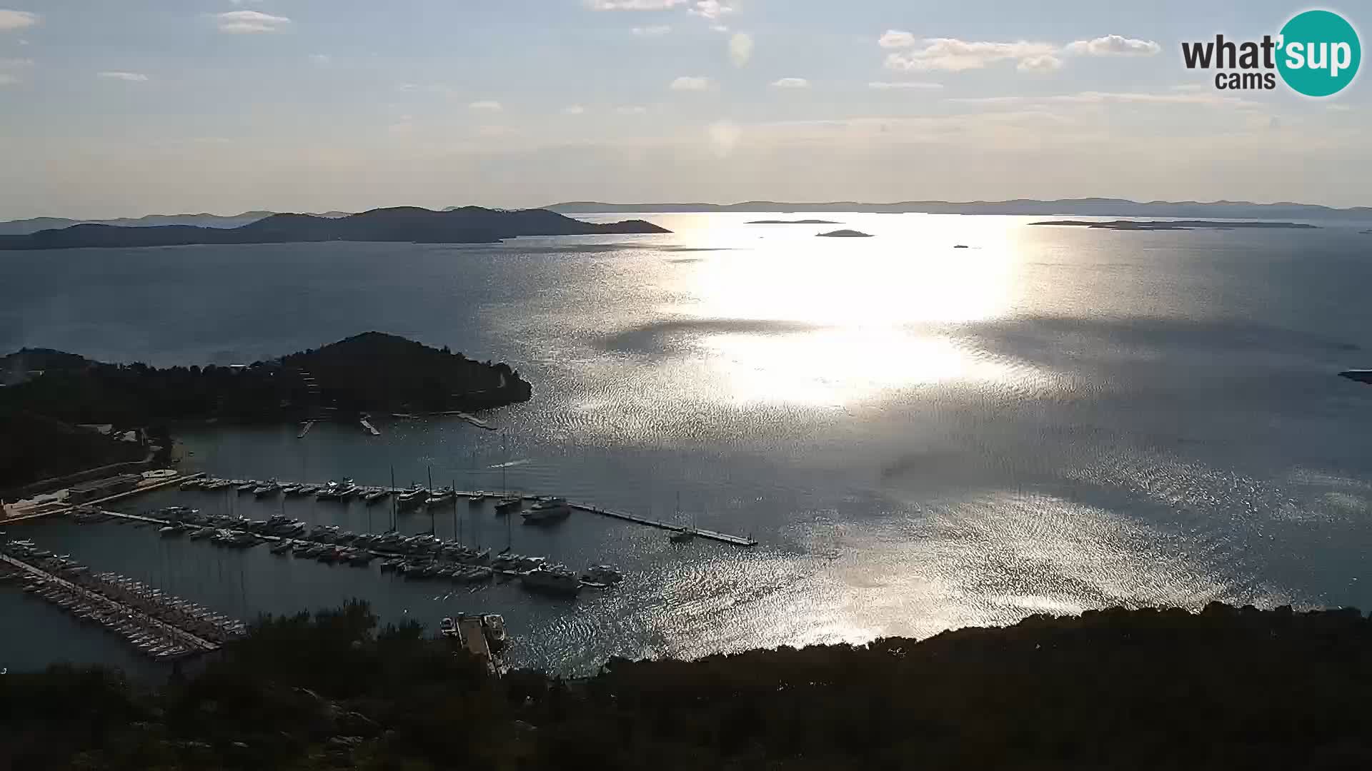 Spletna kamera Pakoštane – Drage – Kornati – Vransko Jezero