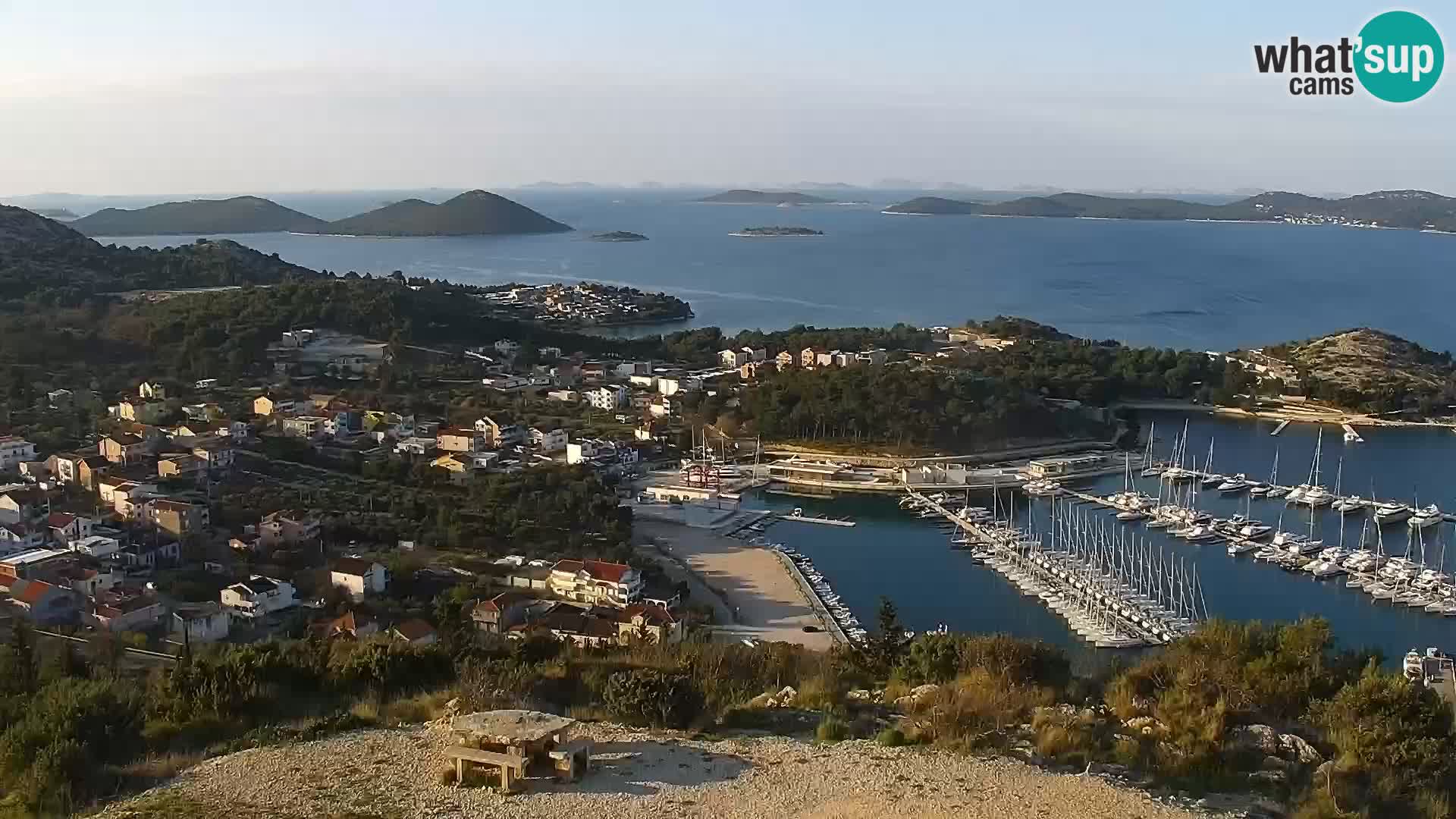 Webcam Pakoštane – Drage – Kornati – Vransko Jezero