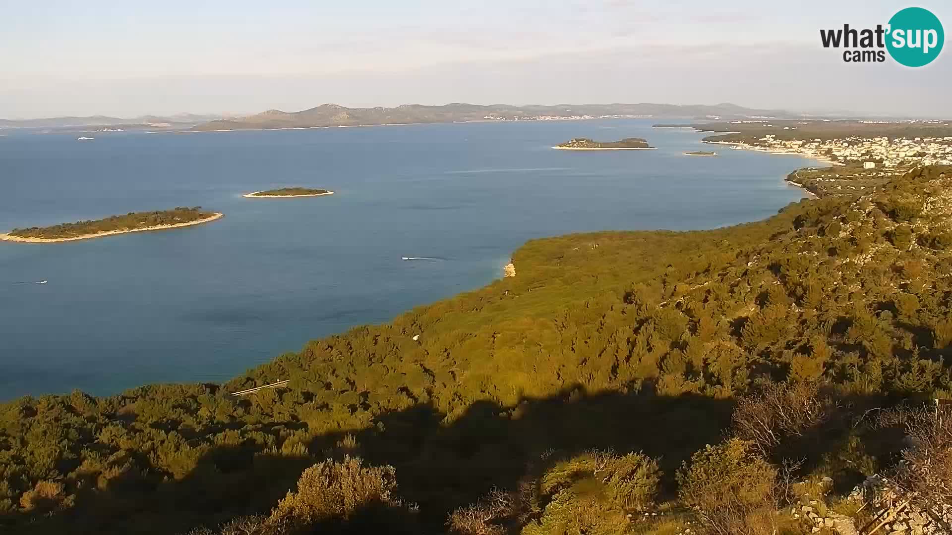 Webcam Pakoštane – Drage – Kornati – Vransko Jezero