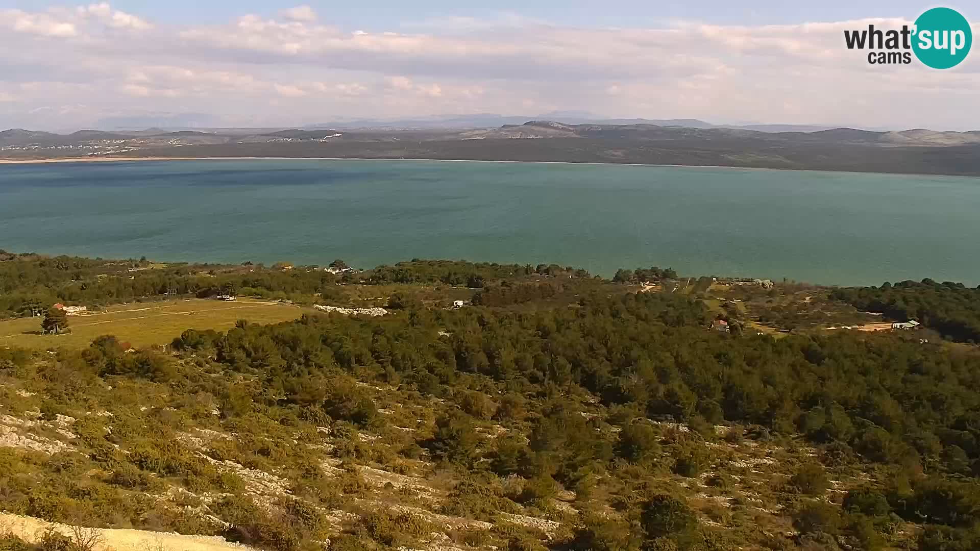 Spletna kamera Pakoštane – Drage – Kornati – Vransko Jezero