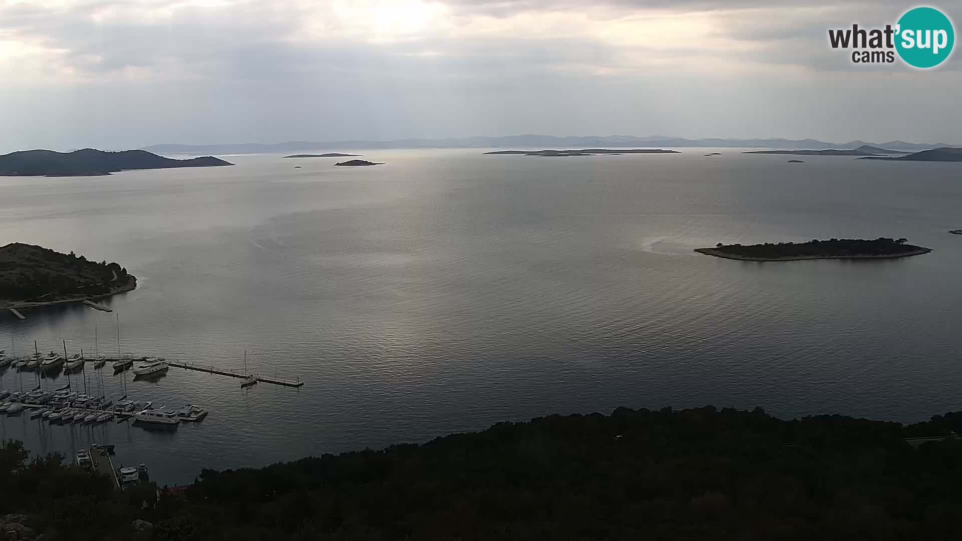 Webcam Pakoštane – Drage – Kornati – Vransko Jezero