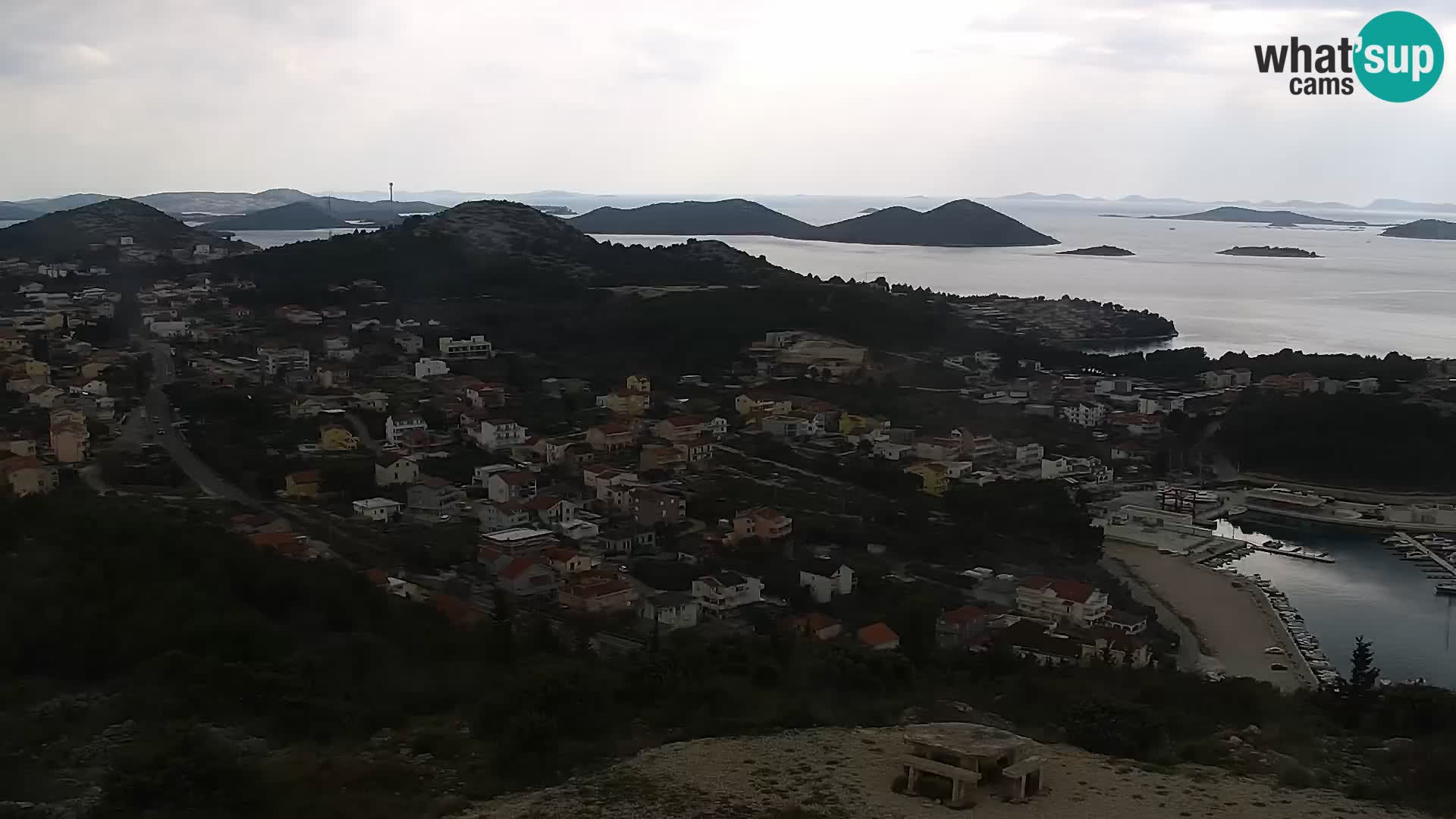 Webcam Pakoštane – Drage – Kornati – Vransko Jezero