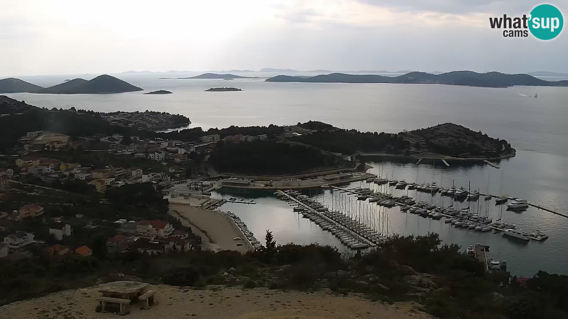 Webcam Pakoštane – Drage – Kornati – Vransko Jezero