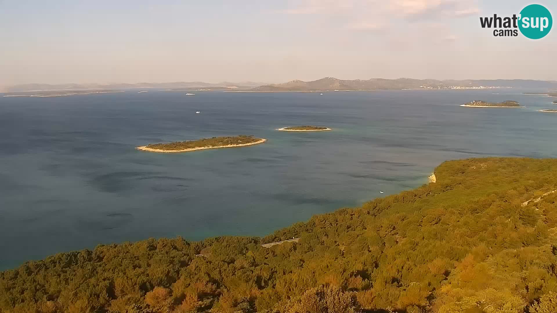 Webcam Pakoštane – Drage – Kornati – Vransko Jezero