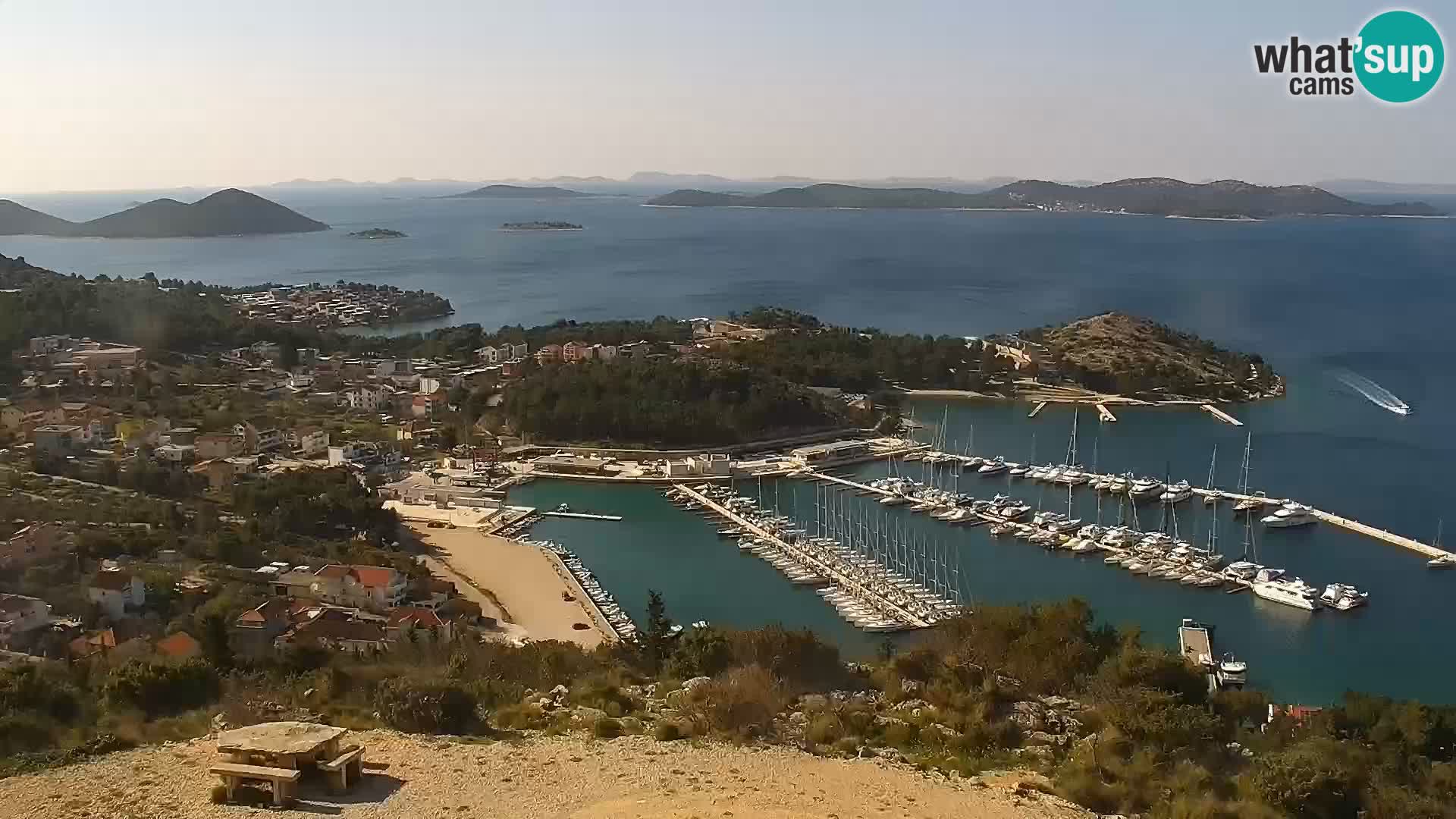 Live cam Pakoštane – Drage – Kornati – Vransko Jezero
