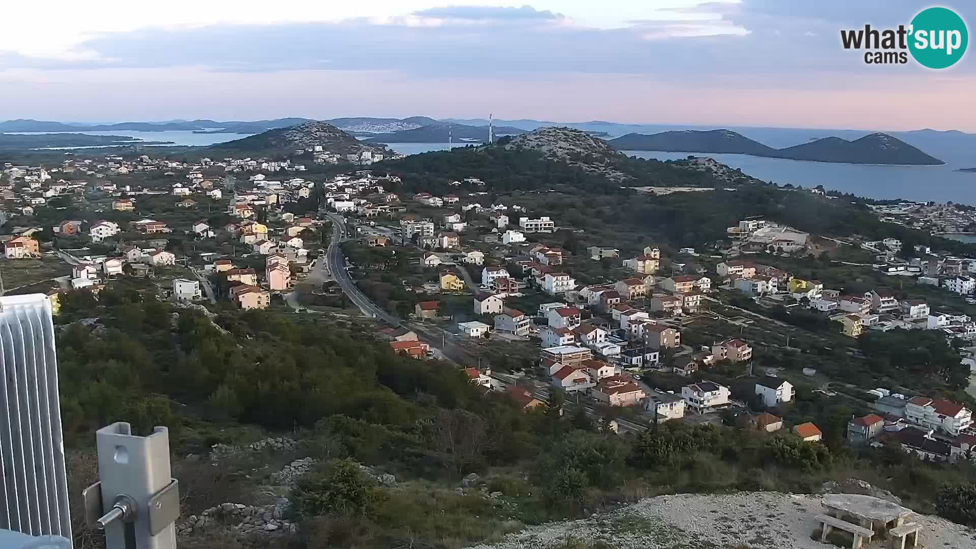 Spletna kamera Pakoštane – Drage – Kornati – Vransko Jezero