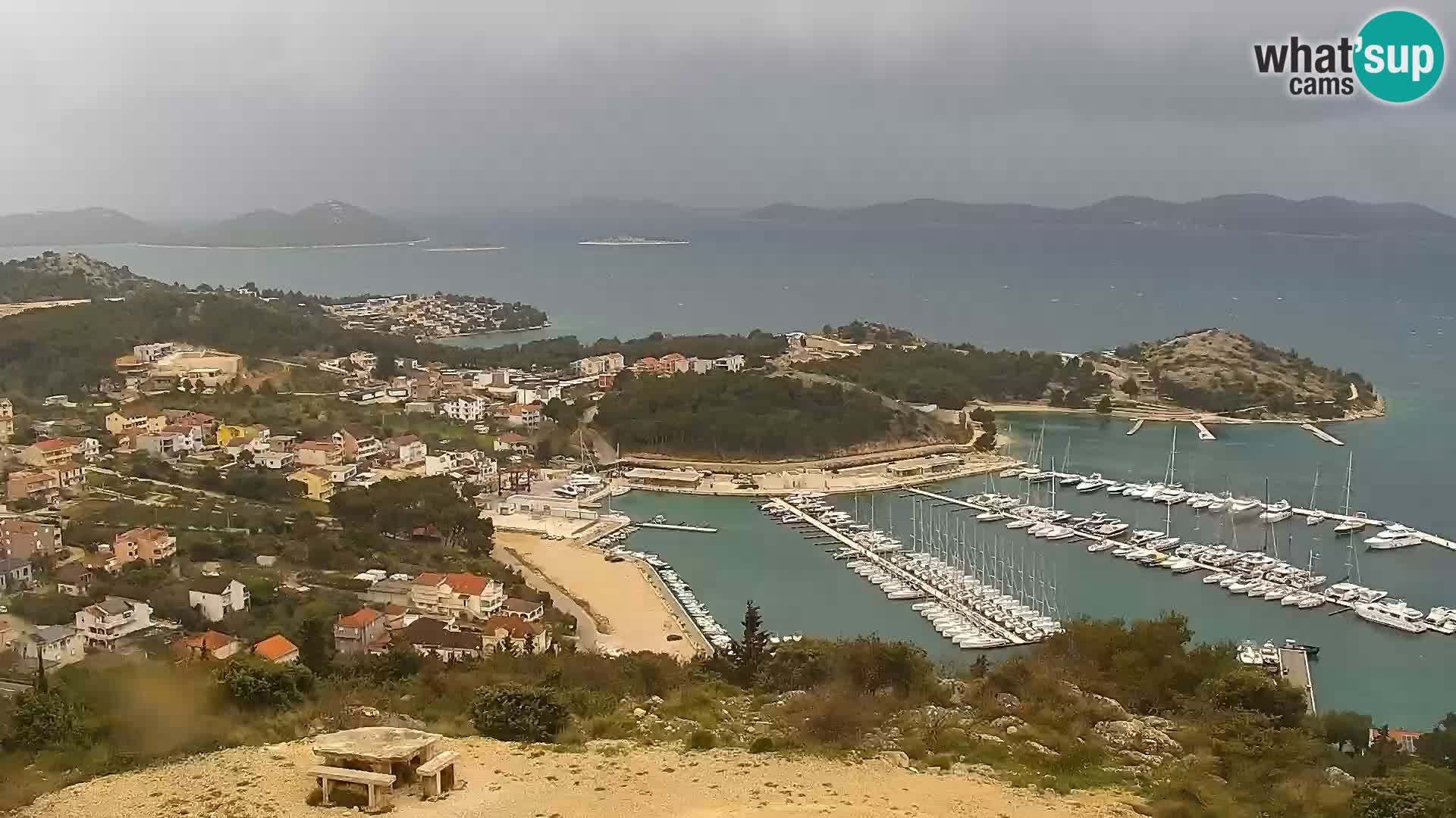 Webcam Pakoštane – Drage – Kornati – Vransko Jezero