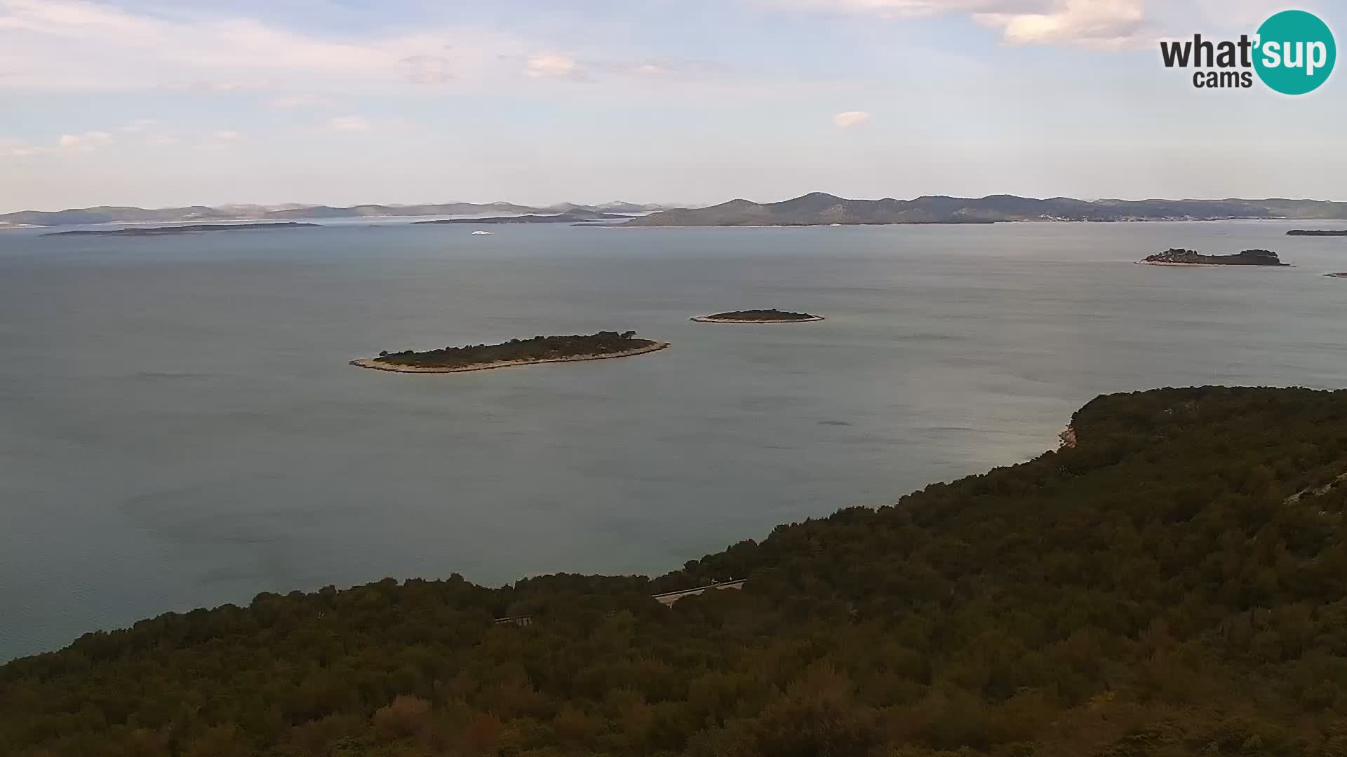 Webcam Pakoštane – Drage – Kornati – Vransko Jezero