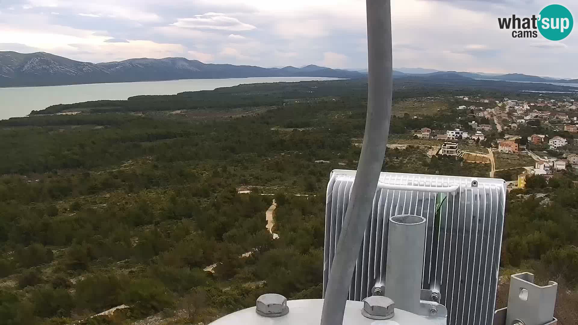 Spletna kamera Pakoštane – Drage – Kornati – Vransko Jezero
