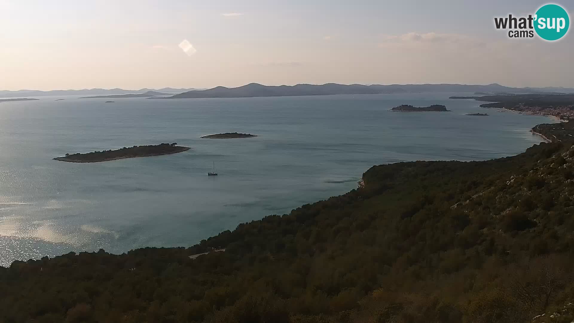 Livecam Pakoštane – Drage – Kornati – Vransko Jezero
