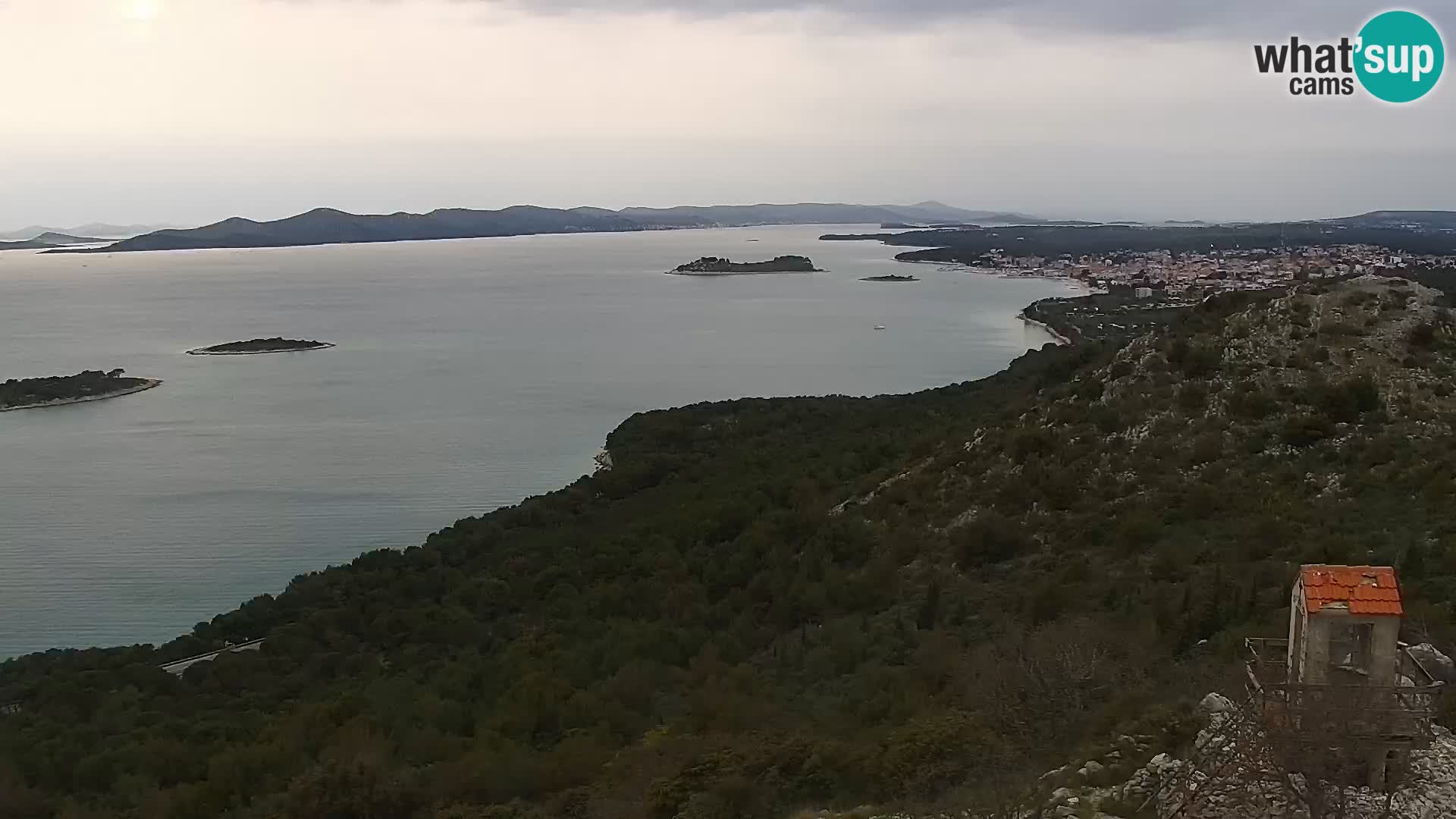 Webcam Pakoštane – Drage – Kornati – Vransko Jezero