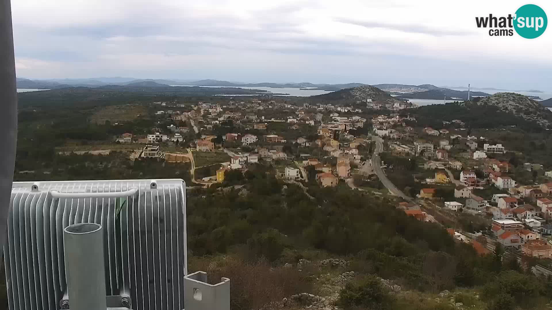 Spletna kamera Pakoštane – Drage – Kornati – Vransko Jezero