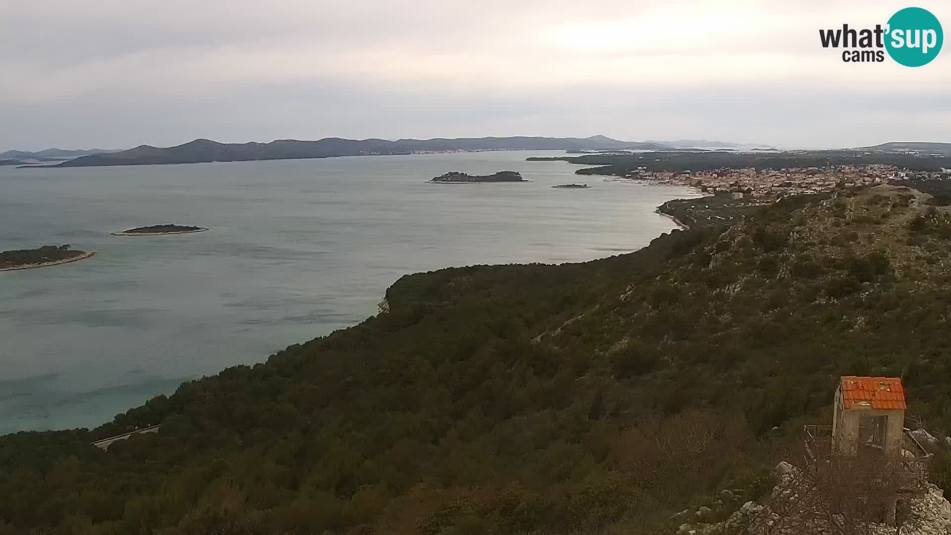 Webcam Pakoštane – Drage – Kornati – Vransko Jezero