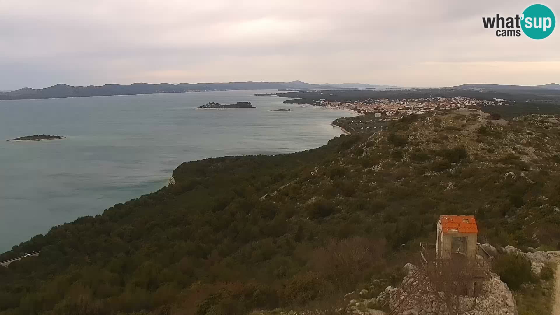Webcam Pakoštane – Drage – Kornati – Vransko Jezero