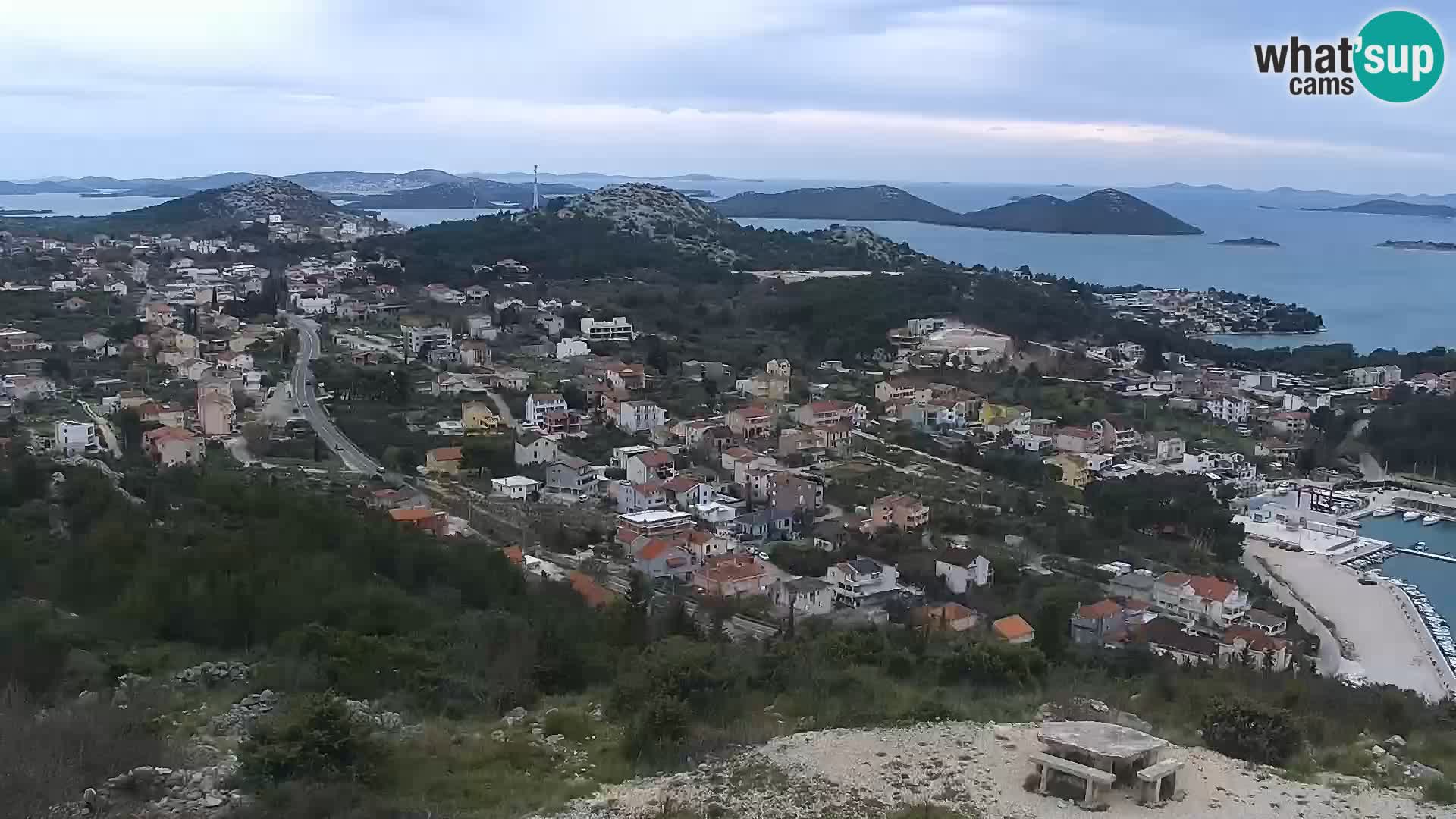Webcam Pakoštane – Drage – Kornati – Vransko Jezero