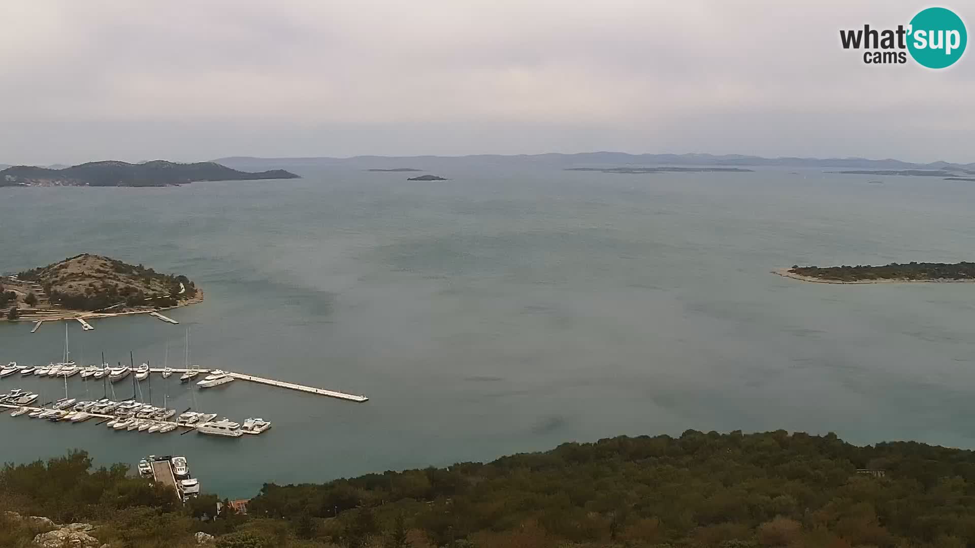 Webcam Pakoštane – Drage – Kornati – Vransko Jezero