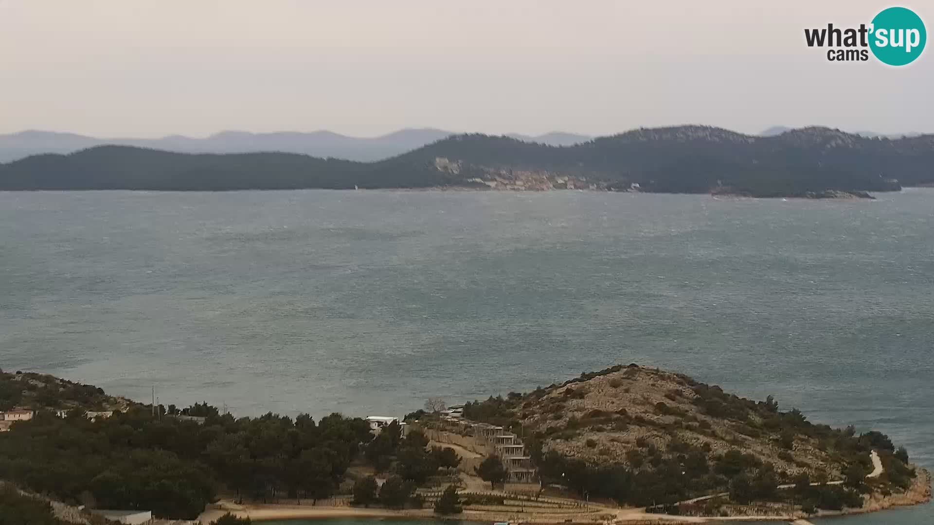 Spletna kamera Pakoštane – Drage – Kornati – Vransko Jezero