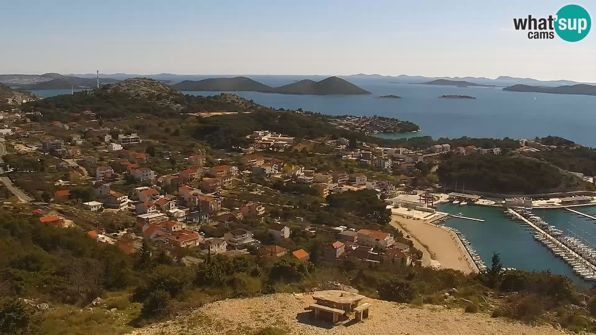 Webcam Pakoštane – Drage – Kornati – Vransko Jezero