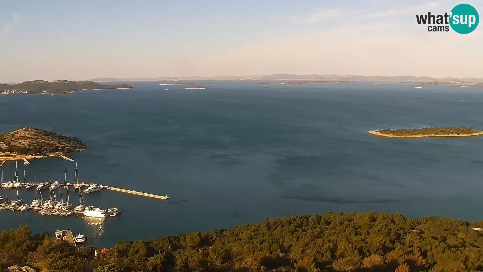 Livecam Pakoštane – Drage – Kornati – Vransko Jezero