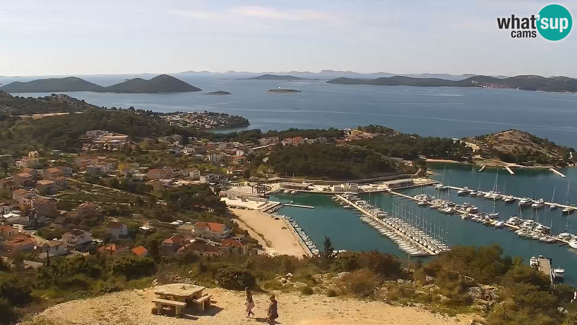 Spletna kamera Pakoštane – Drage – Kornati – Vransko Jezero