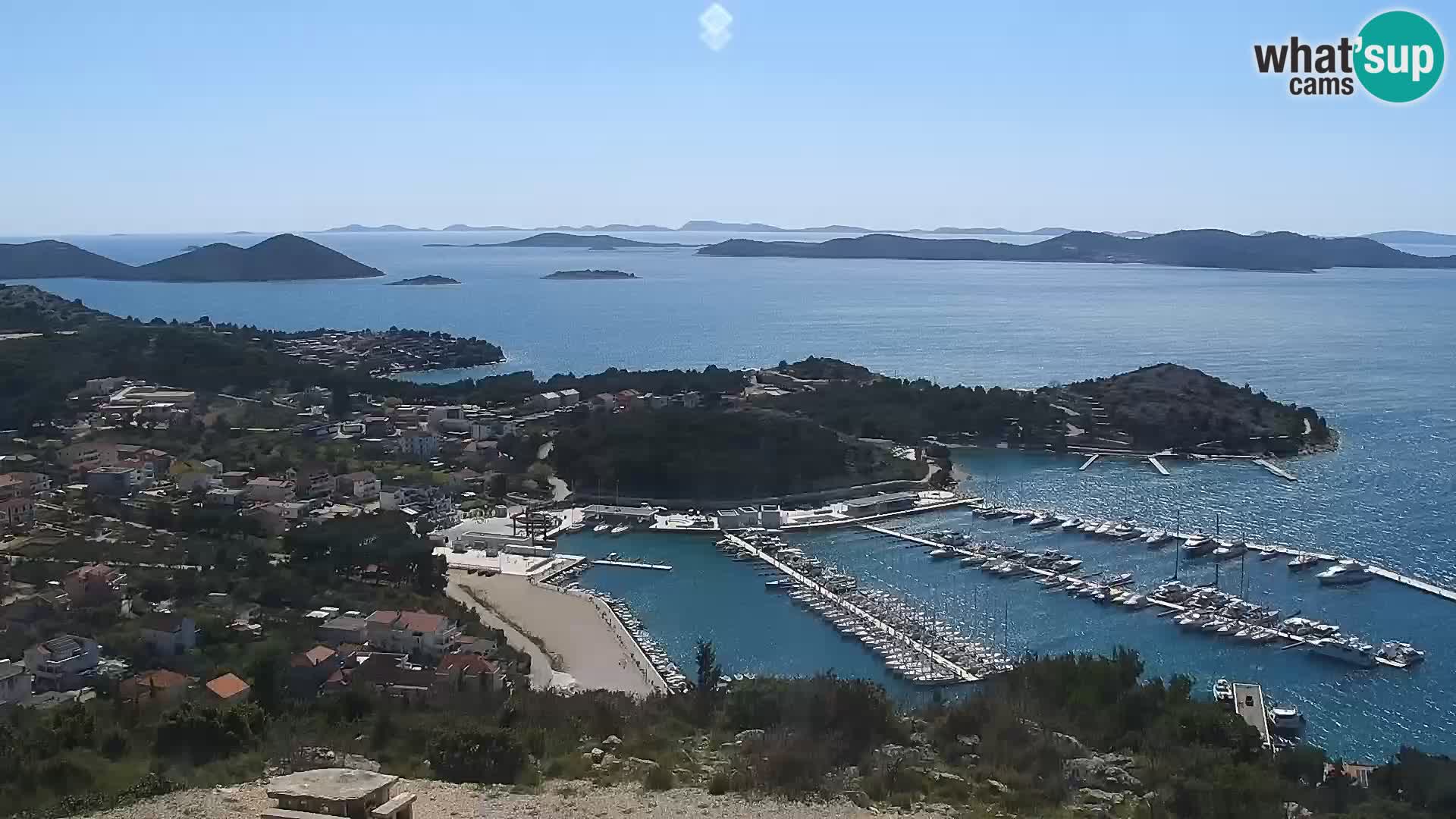 Webcam Pakoštane – Drage – Kornati – Vransko Jezero
