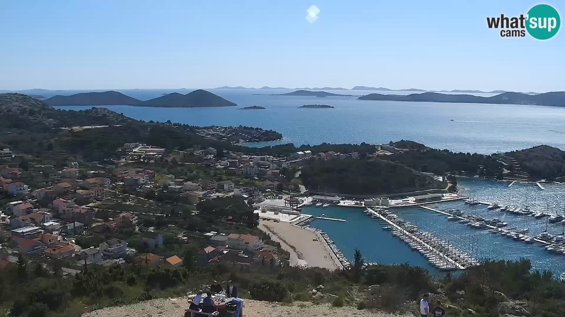 Webcam Pakoštane – Drage – Kornati – Vransko Jezero