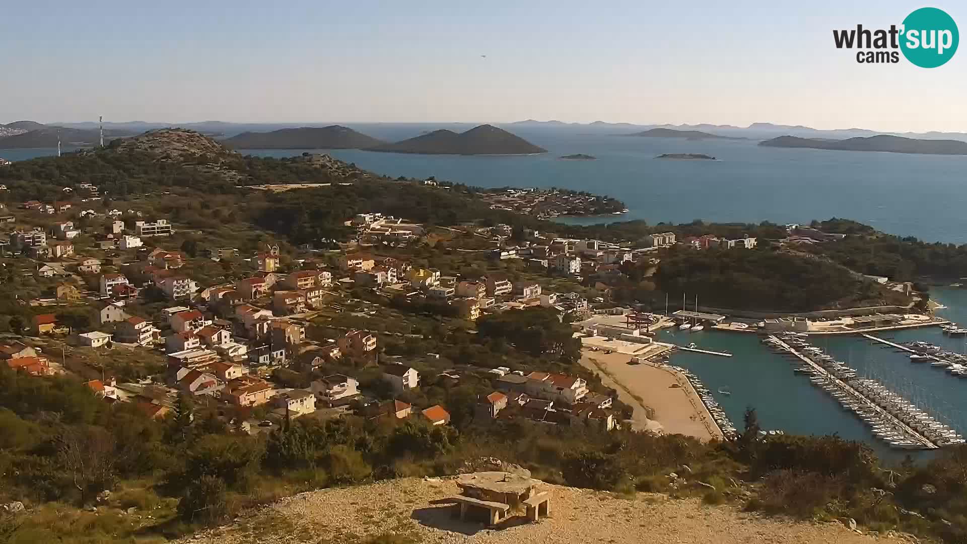 Webcam Pakoštane – Drage – Kornati – Vransko Jezero
