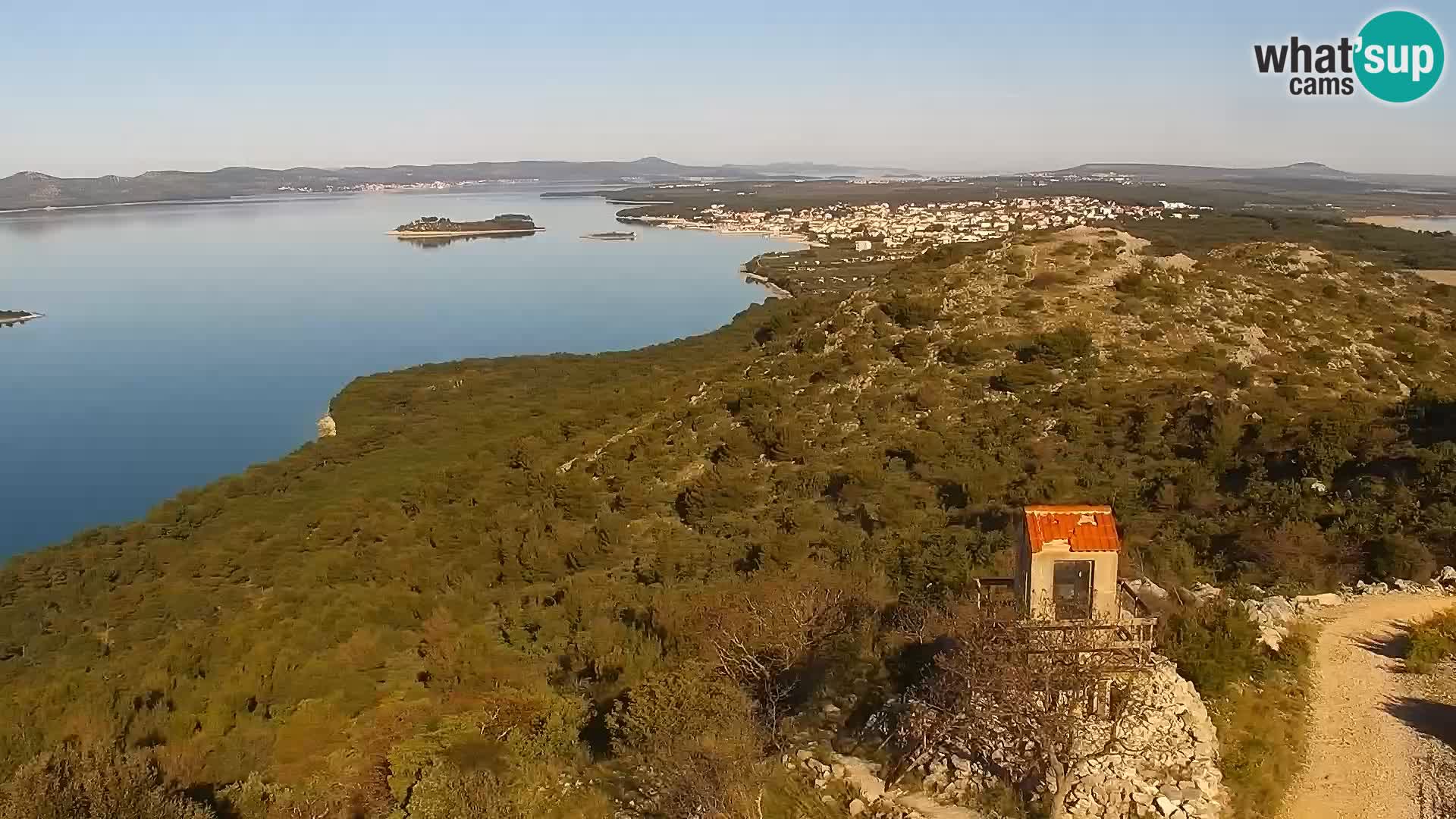 Webcam Pakoštane – Drage – Kornati – Vransko Jezero