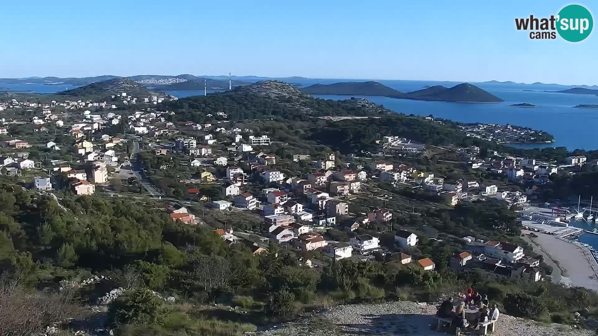 Spletna kamera Pakoštane – Drage – Kornati – Vransko Jezero