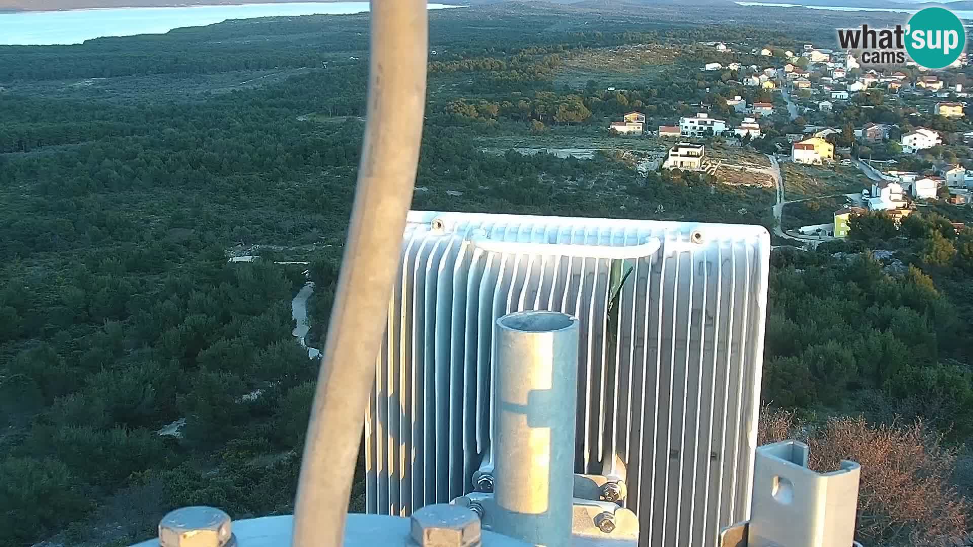 Spletna kamera Pakoštane – Drage – Kornati – Vransko Jezero