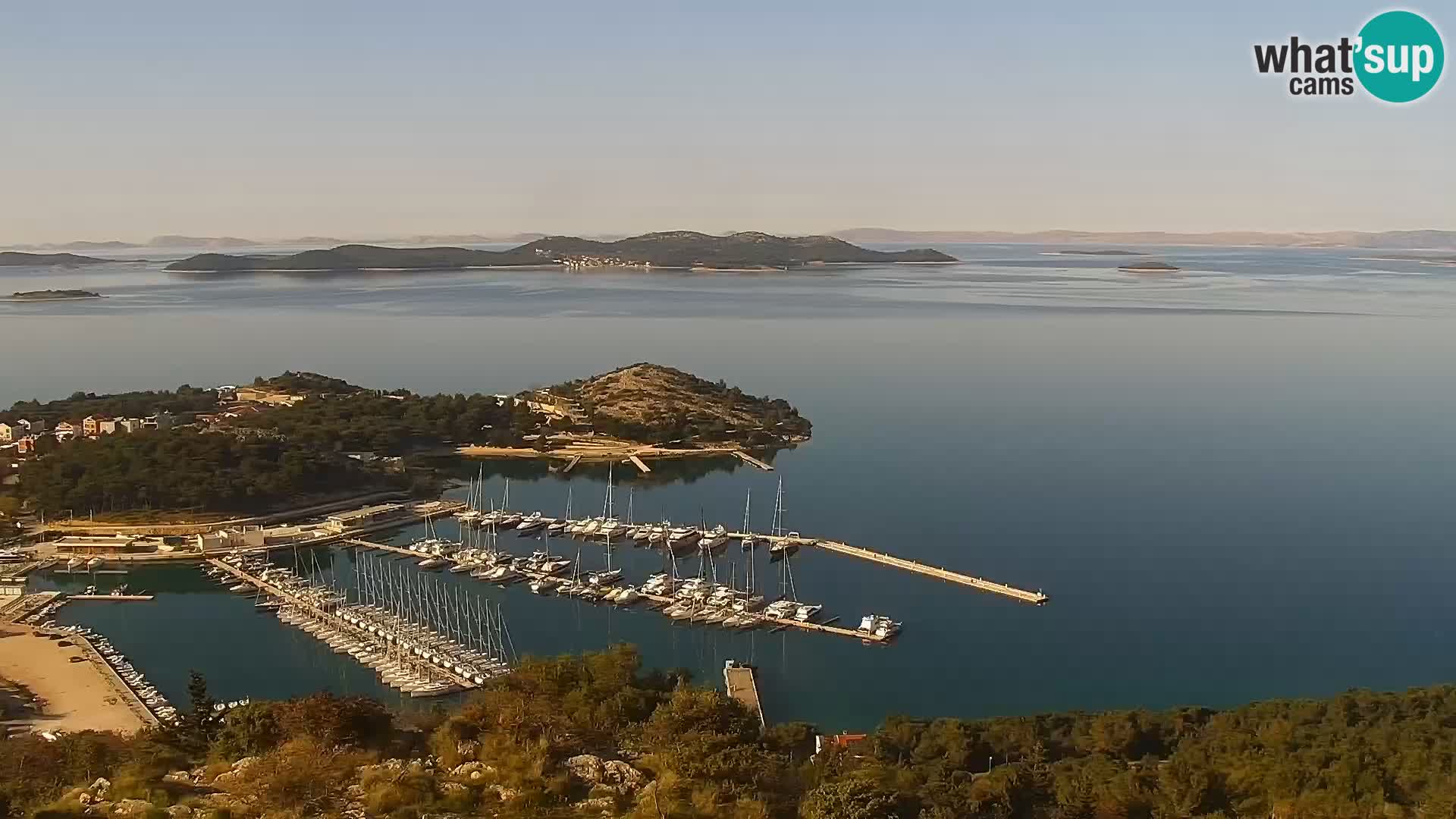 Webcam Pakoštane – Drage – Kornati – Vransko Jezero