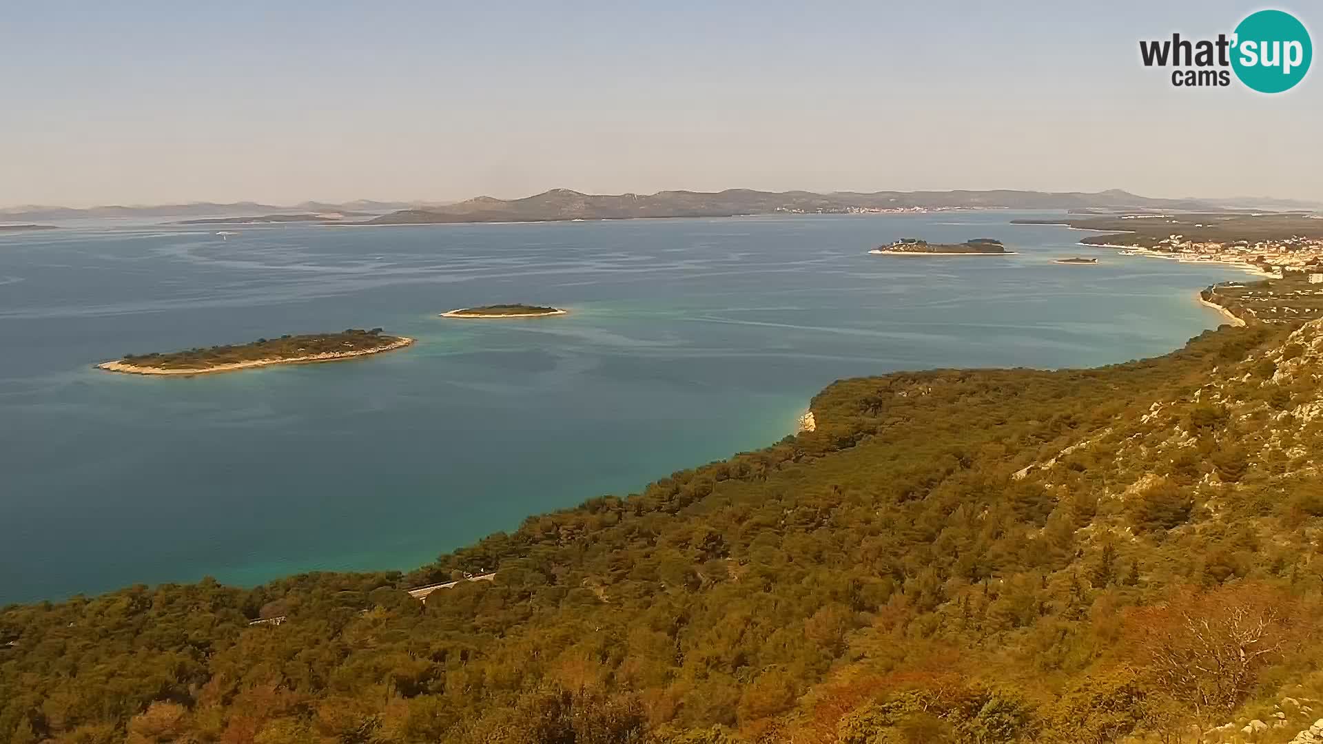 Live cam Pakoštane – Drage – Kornati – Vransko Jezero