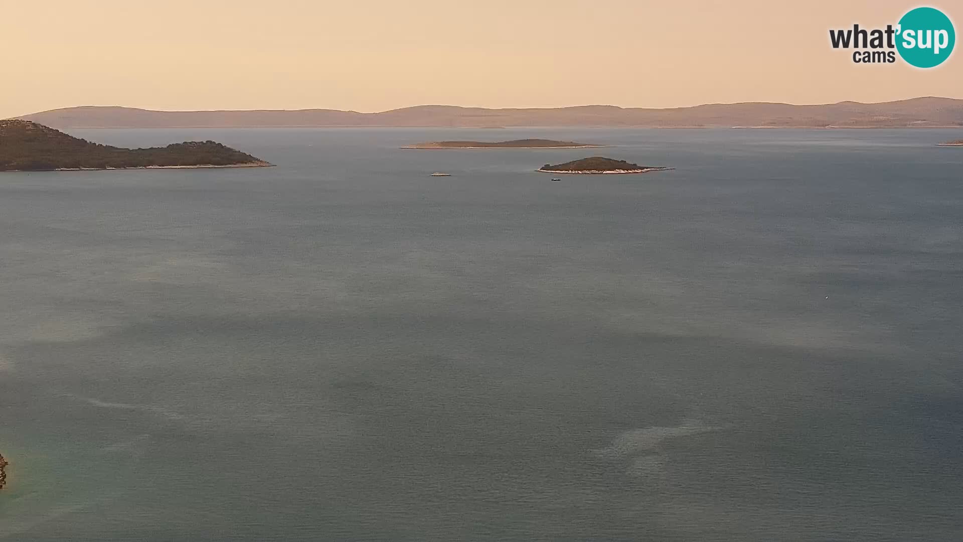 Spletna kamera Pakoštane – Drage – Kornati – Vransko Jezero