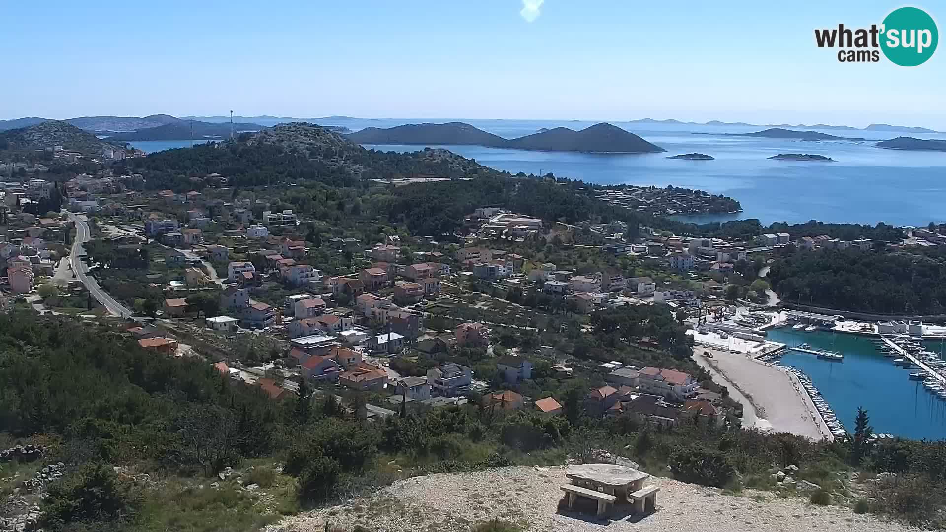 Webcam Pakoštane – Drage – Kornati – Vransko Jezero