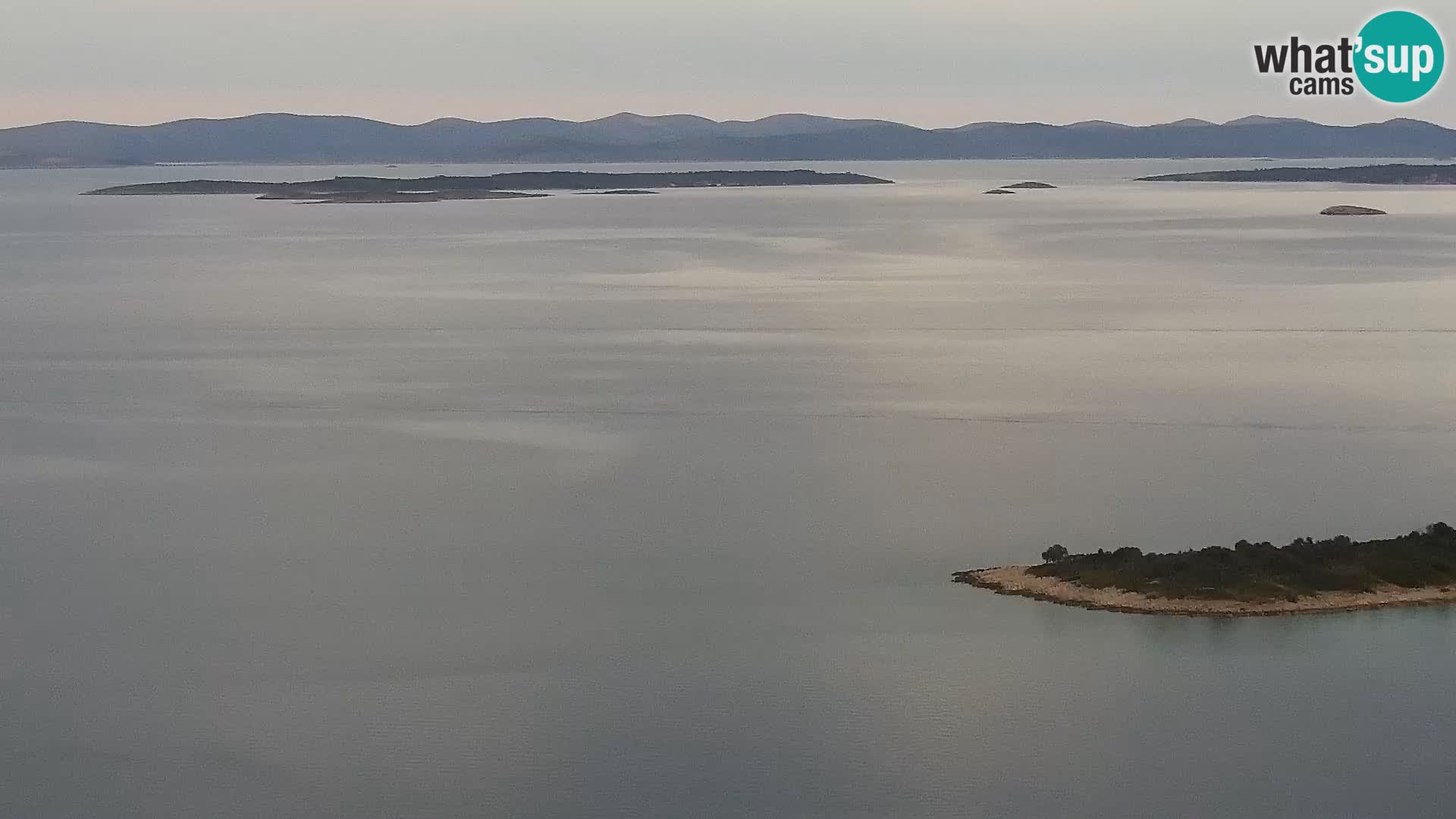 Spletna kamera Pakoštane – Drage – Kornati – Vransko Jezero