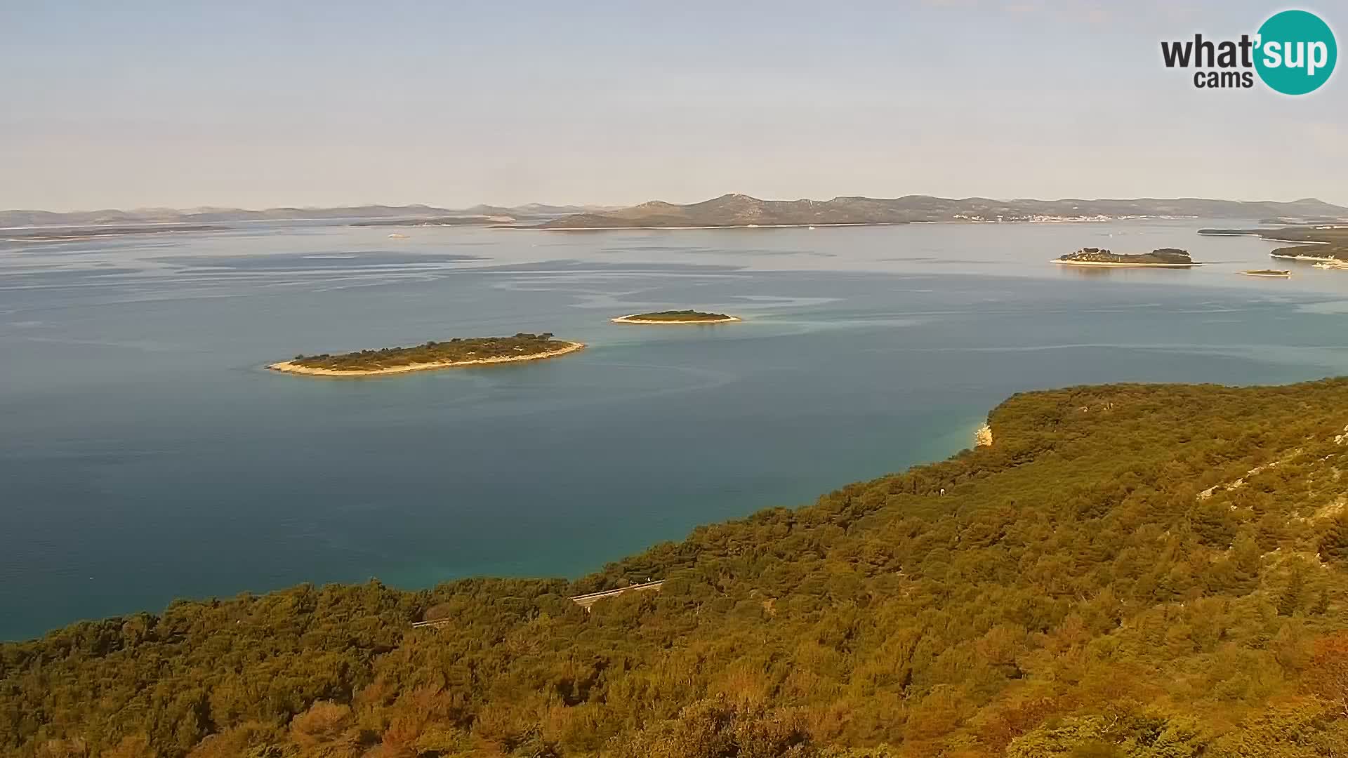 Webcam Pakoštane – Drage – Kornati – Vransko Jezero