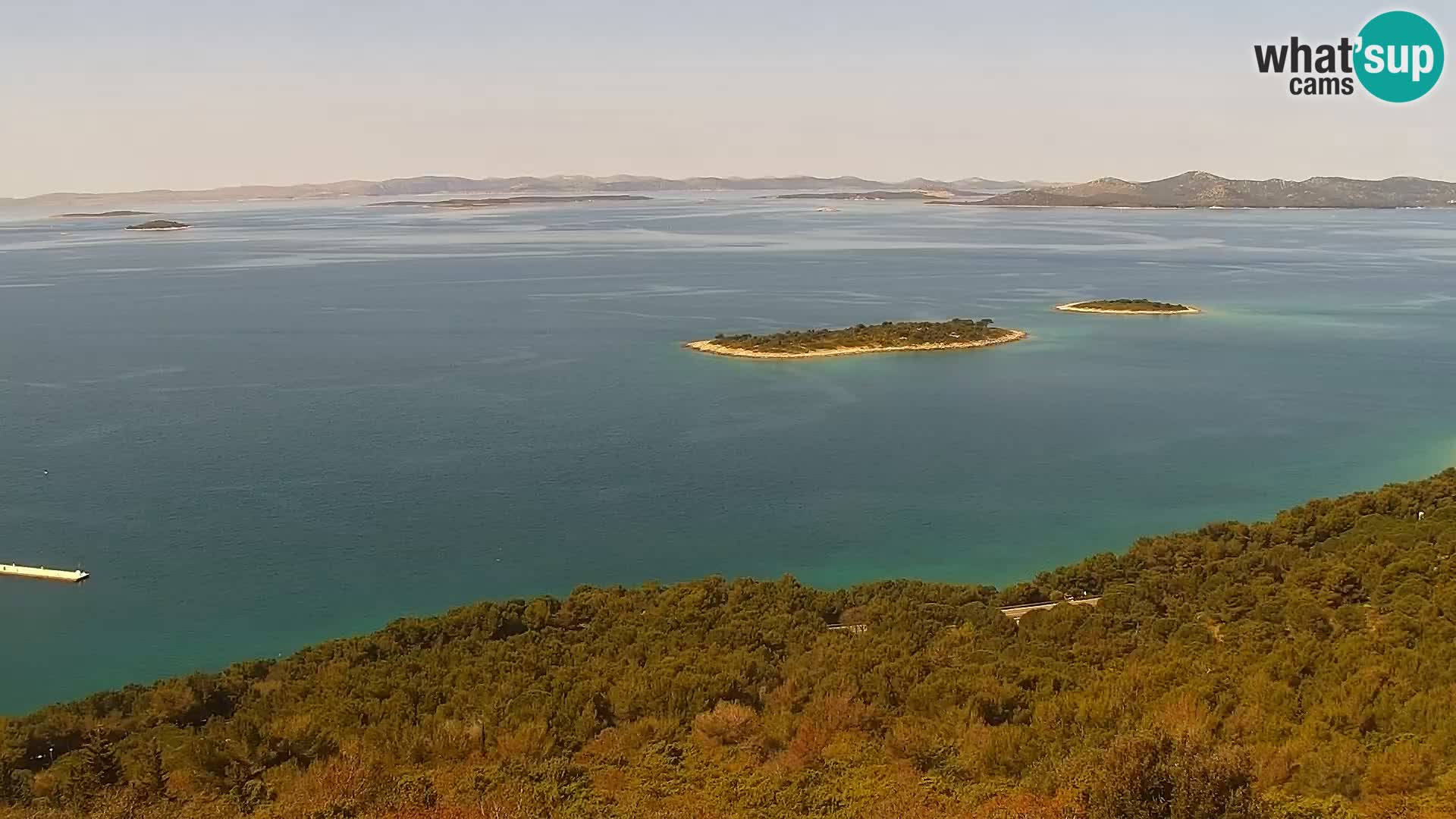 Webcam Pakoštane – Drage – Kornati – Vransko Jezero
