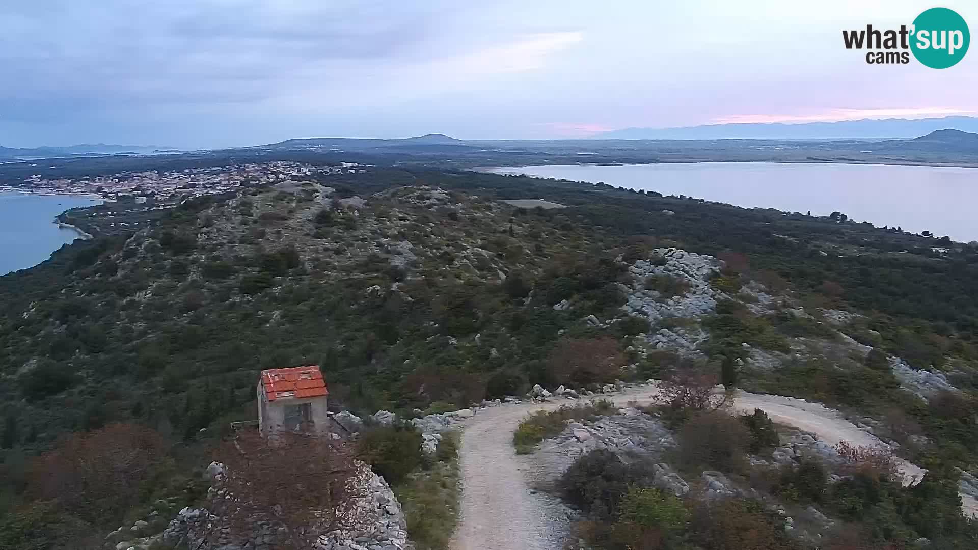 Spletna kamera Pakoštane – Drage – Kornati – Vransko Jezero