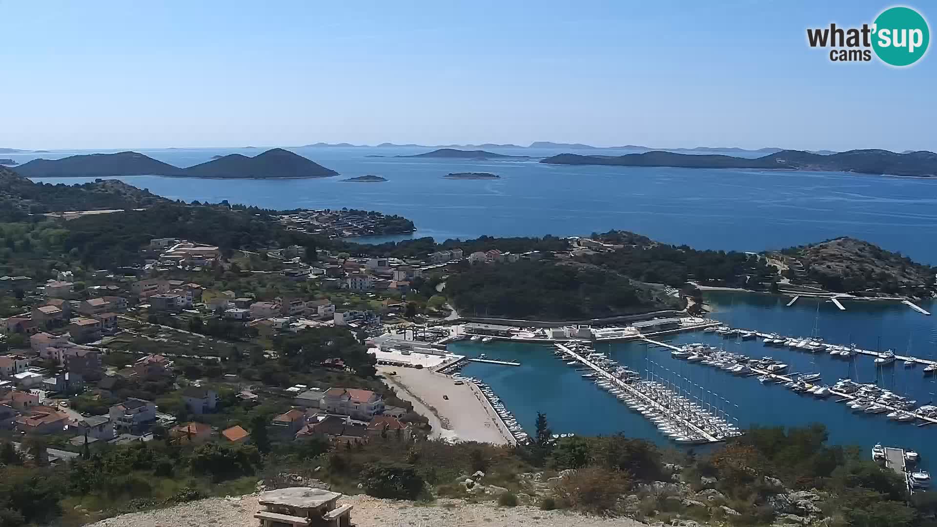 Webcam Pakoštane – Drage – Kornati – Vransko Jezero
