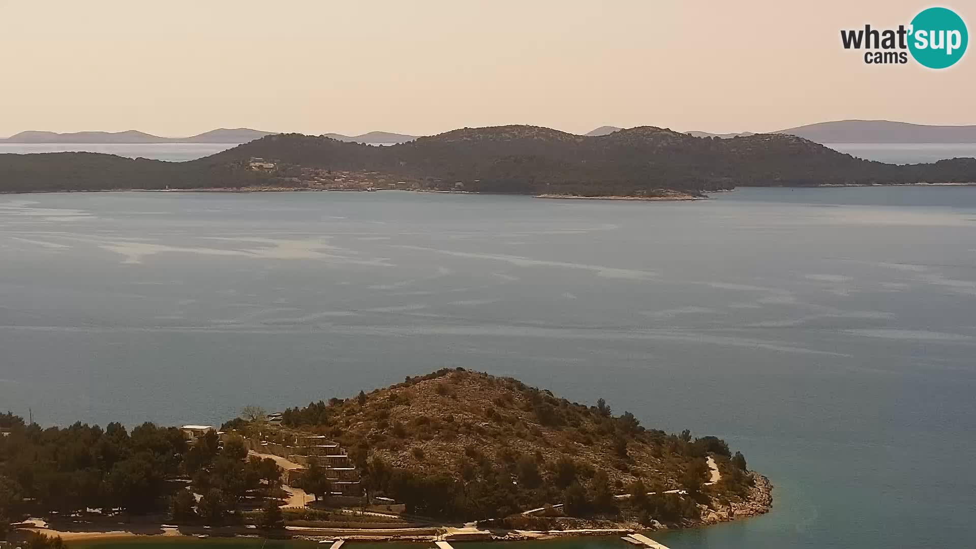 Spletna kamera Pakoštane – Drage – Kornati – Vransko Jezero