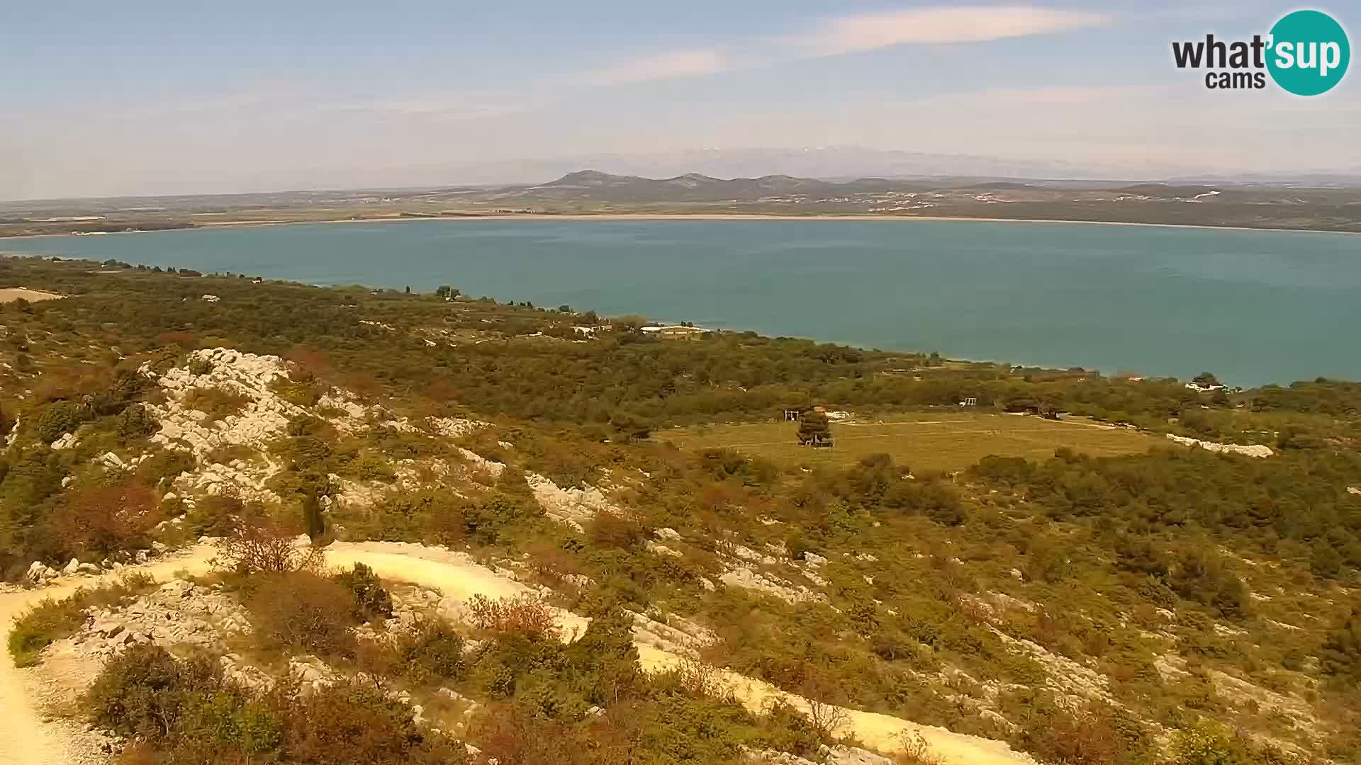 Spletna kamera Pakoštane – Drage – Kornati – Vransko Jezero