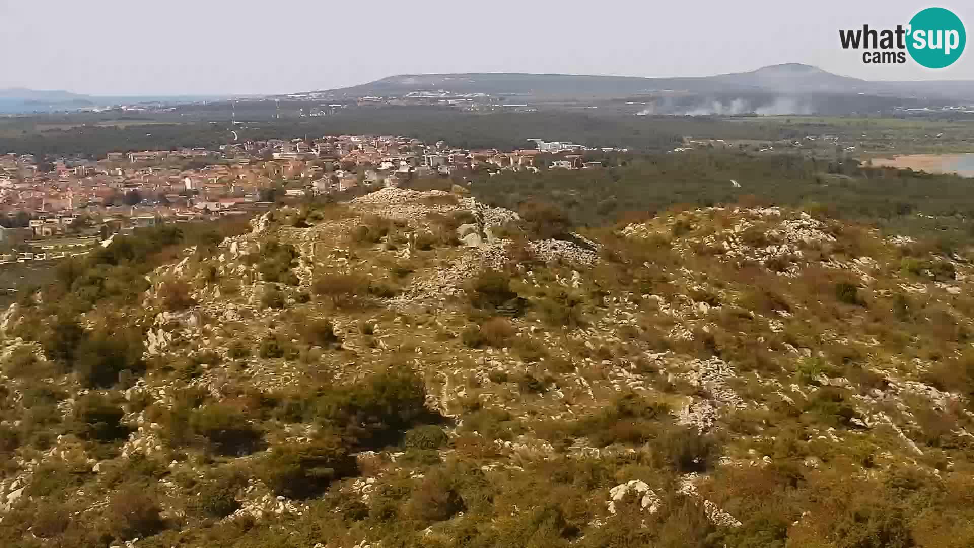 Spletna kamera Pakoštane – Drage – Kornati – Vransko Jezero