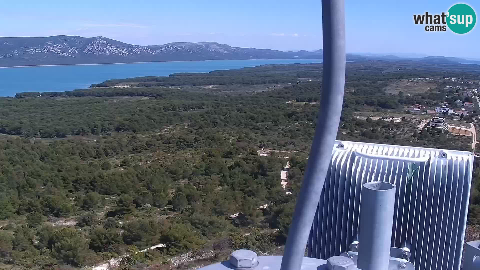 Spletna kamera Pakoštane – Drage – Kornati – Vransko Jezero