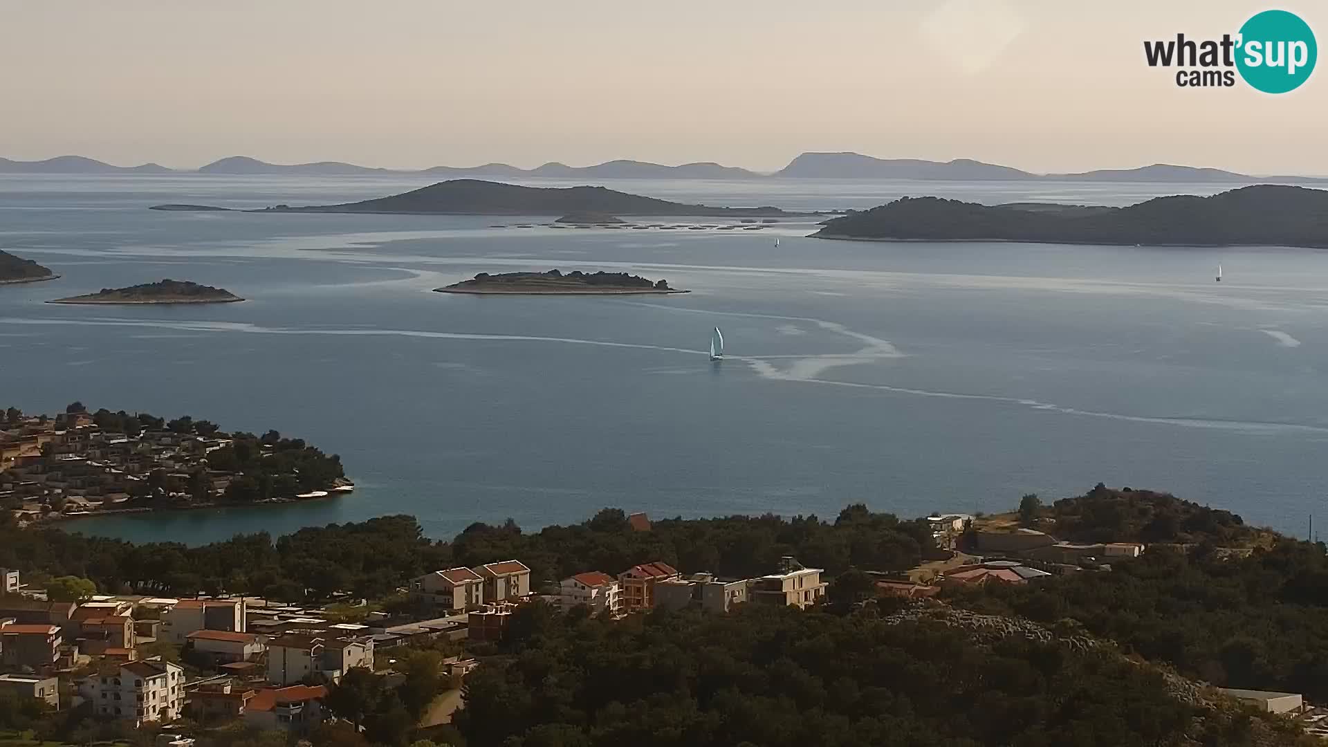 Webcam Pakoštane – Drage – Kornati – Vransko Jezero