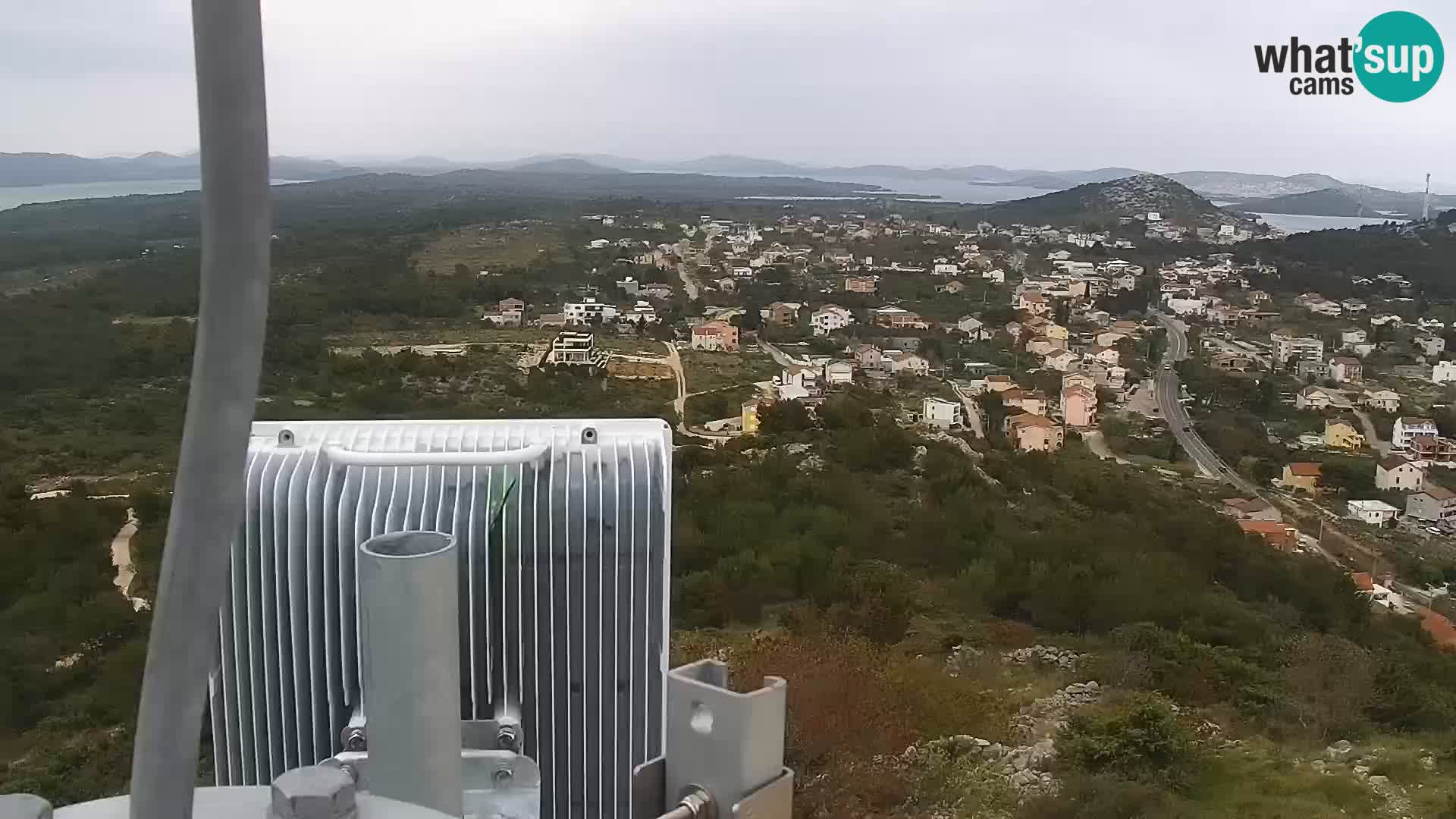 Spletna kamera Pakoštane – Drage – Kornati – Vransko Jezero