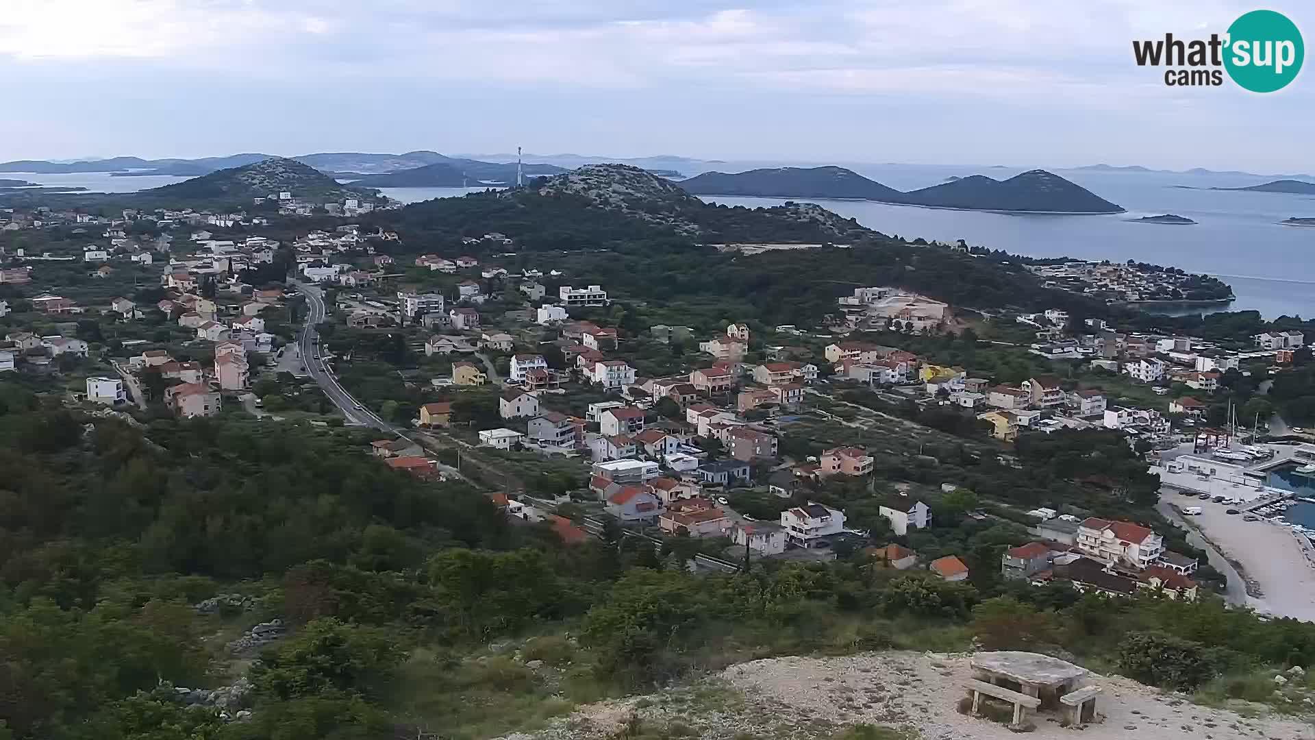 Webcam Pakoštane – Drage – Kornati – Vransko Jezero