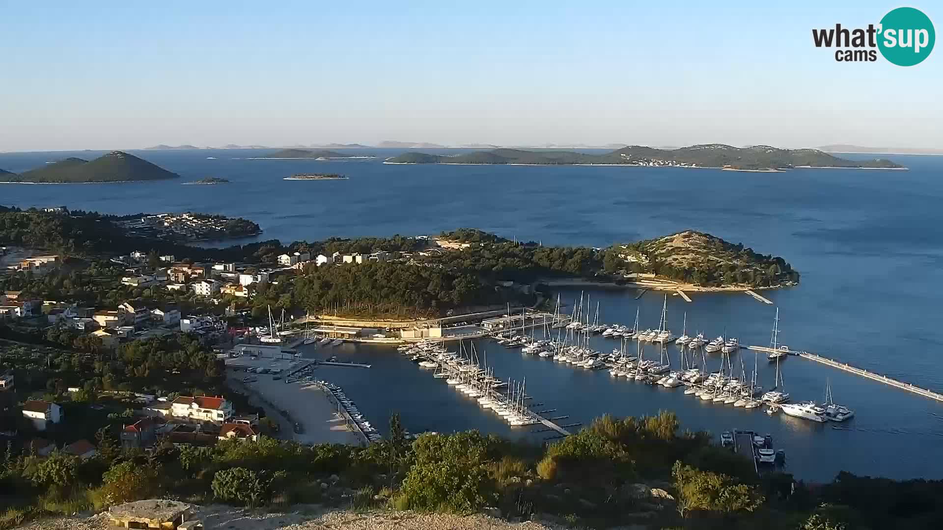 Webcam Pakoštane – Drage – Kornati – Vransko Jezero
