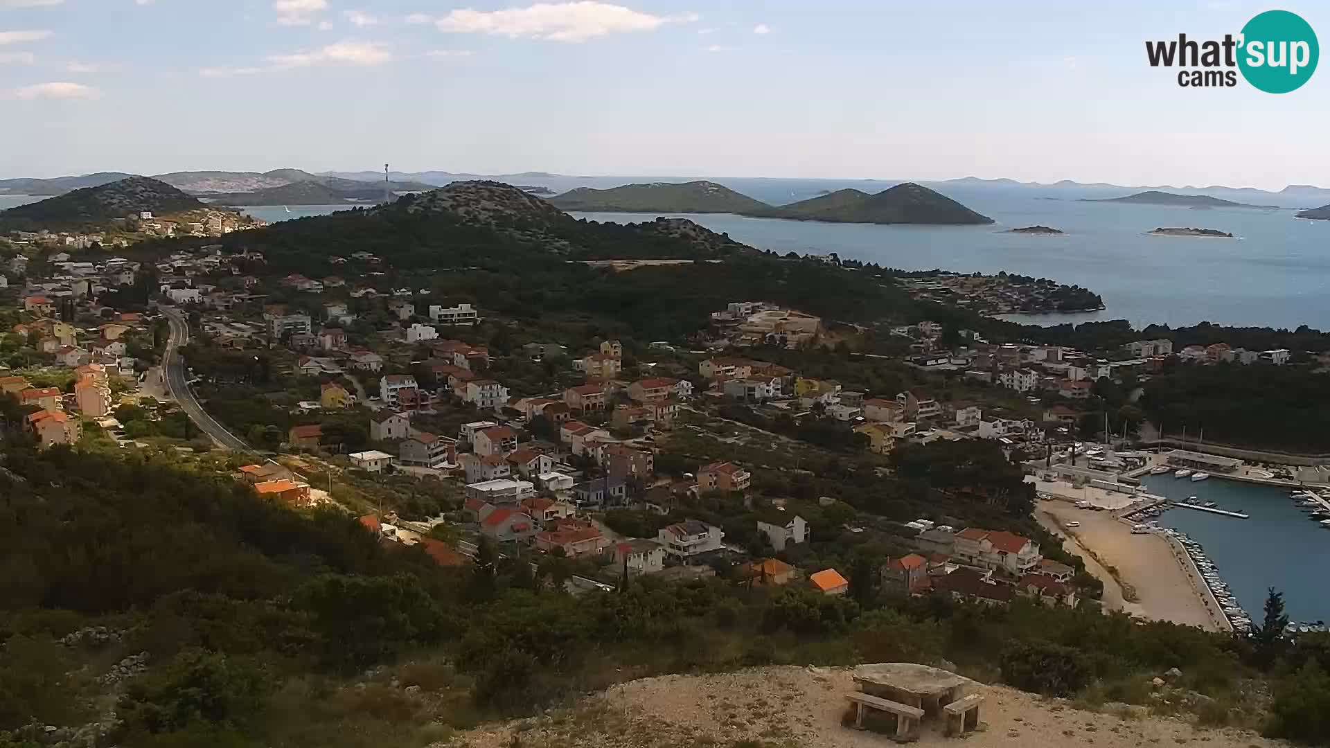 Webcam Pakoštane – Drage – Kornati – Vransko Jezero